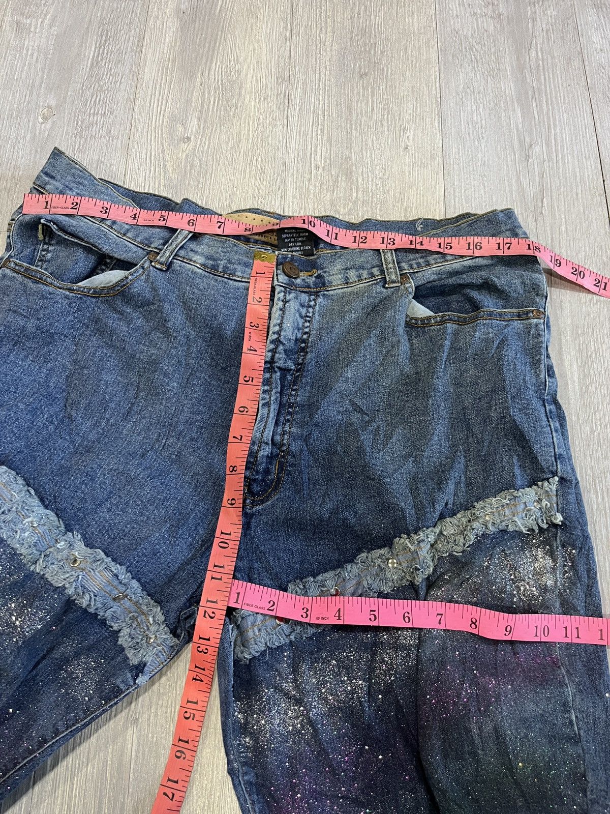 Hysteric Glamour Distressed Denim Crest Jeans vintage Size US 36 / EU 52 - 10 Thumbnail
