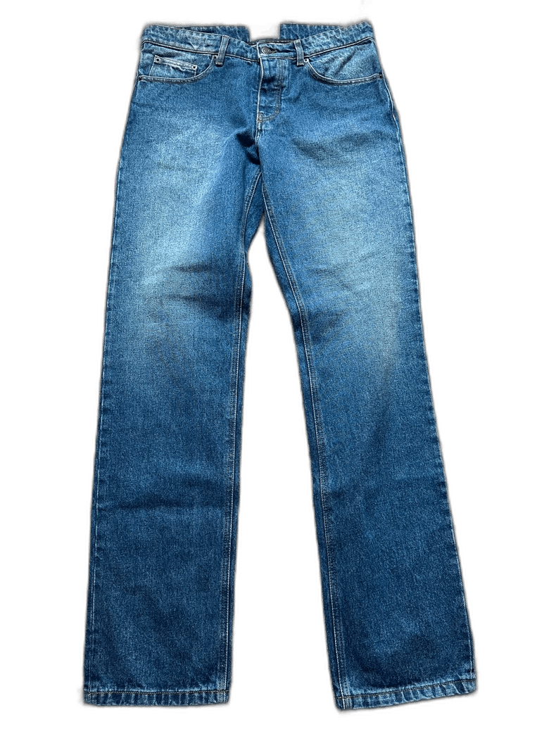 AMI Ami Paris Deep Blue Denim Long Pants Size US 33 - 1 Thumbnail