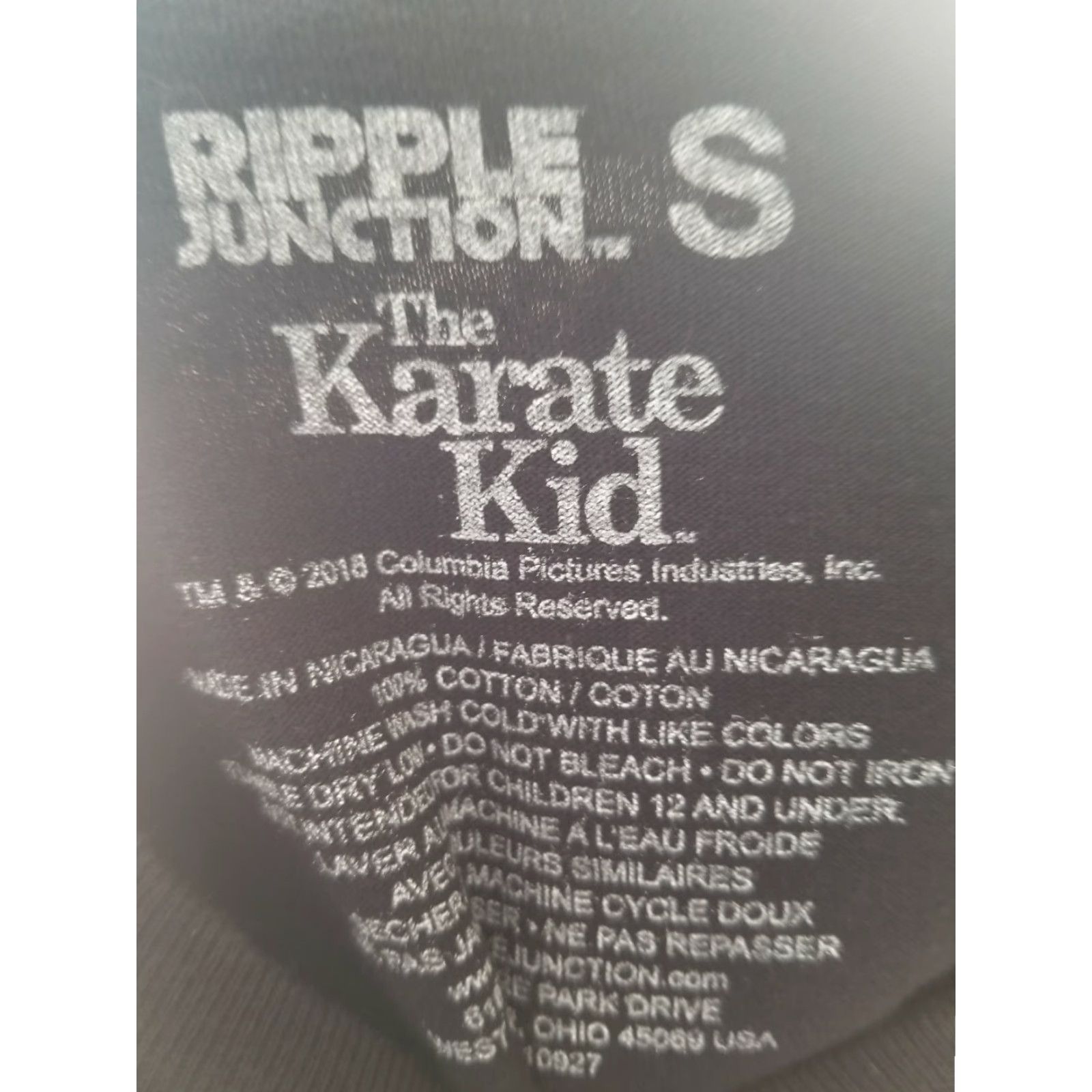 Ripple Junction Mens S Ripple Junction Karate Kid Cobra Kai Long Sleeve T-Shirt Black Size US S / EU 44-46 / 1 - 5 Thumbnail
