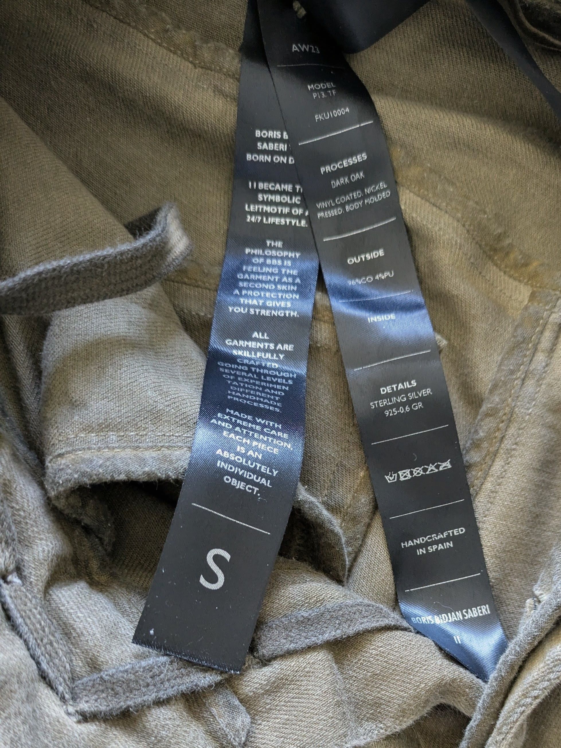 Boris Bidjan Saberi AW23 Dark Oak - P13TF FKU10004 Size US 30 / EU 46 - 4 Thumbnail