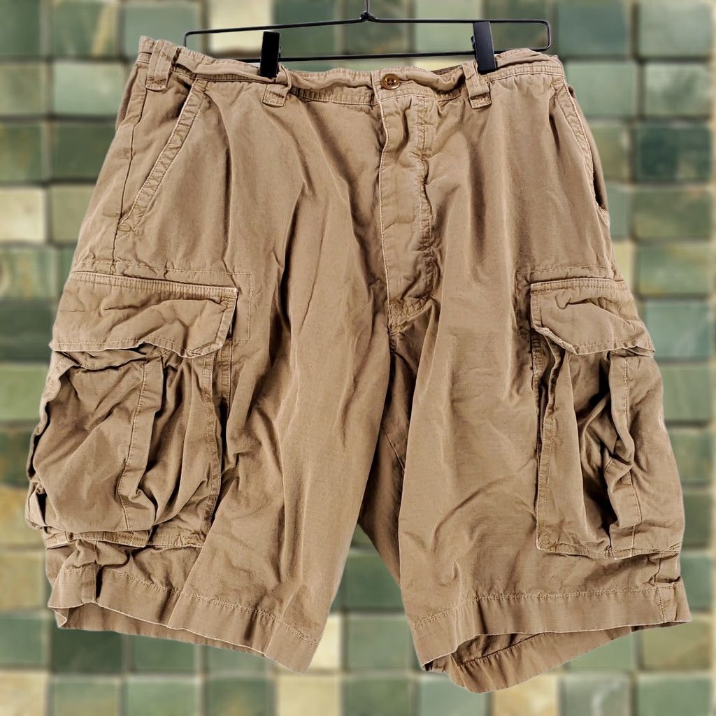 Abercrombie & Fitch Abercrombie & Fitch Cargo Shorts Brown Button Fly 11.5" Inseam Mens 33 Brown Cargo Mens 33 11.5" Inseam Size US 33 - 1 Thumbnail