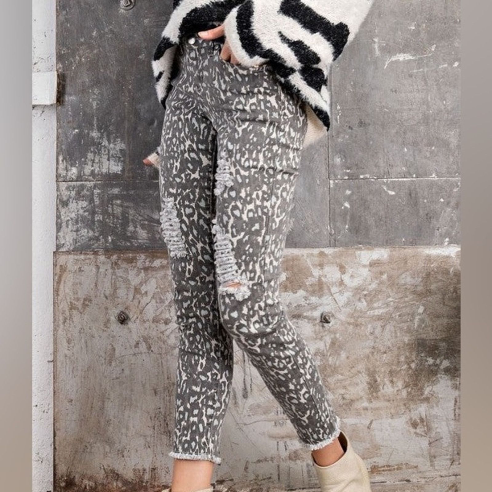 Nordstrom Stop Me If You Can Distressed Ankle Size 30" / US 8 / IT 44 - 2 Thumbnail