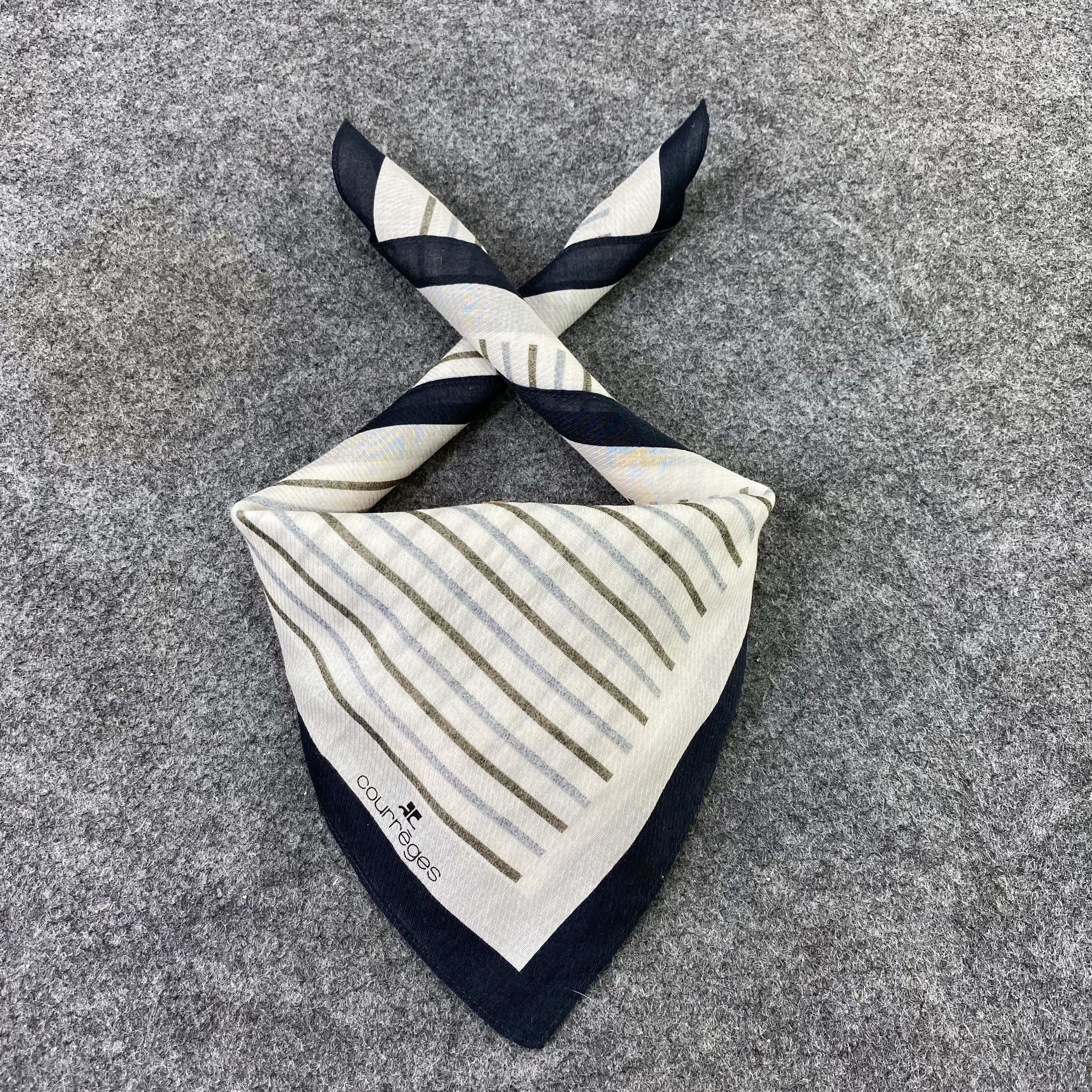 Courreges Courreges Handkerchief / Neckerchief / Bandana-B497 Size ONE SIZE - 2 Thumbnail
