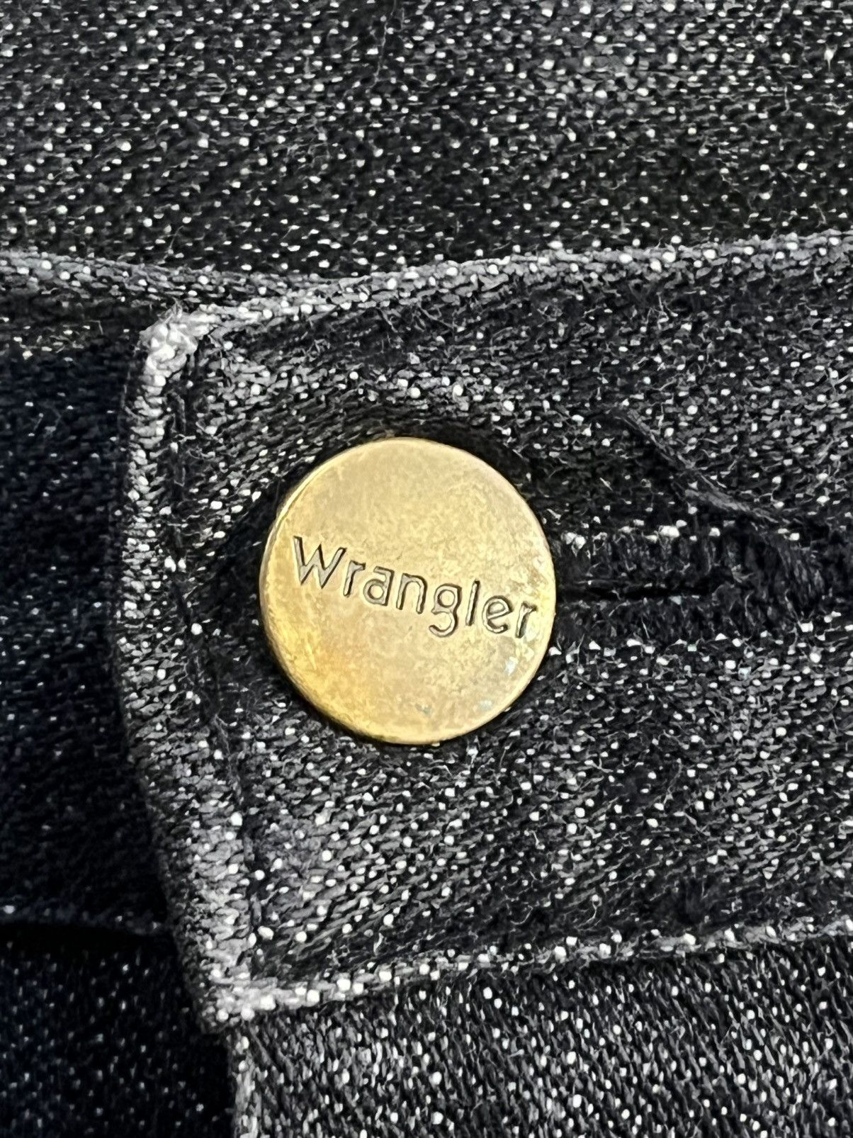 Wrangler Vintage Wrangler Made in Usa Black Wash Mid Rise Flare Jeans Size US 30 / EU 46 - 7 Thumbnail
