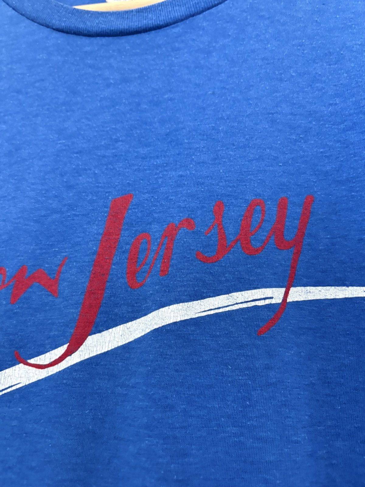 Vintage 80’s New Jersey Vintage Single Stitch 50/50 Tee Shirt Size US M / EU 48-50 / 2 - 4 Thumbnail