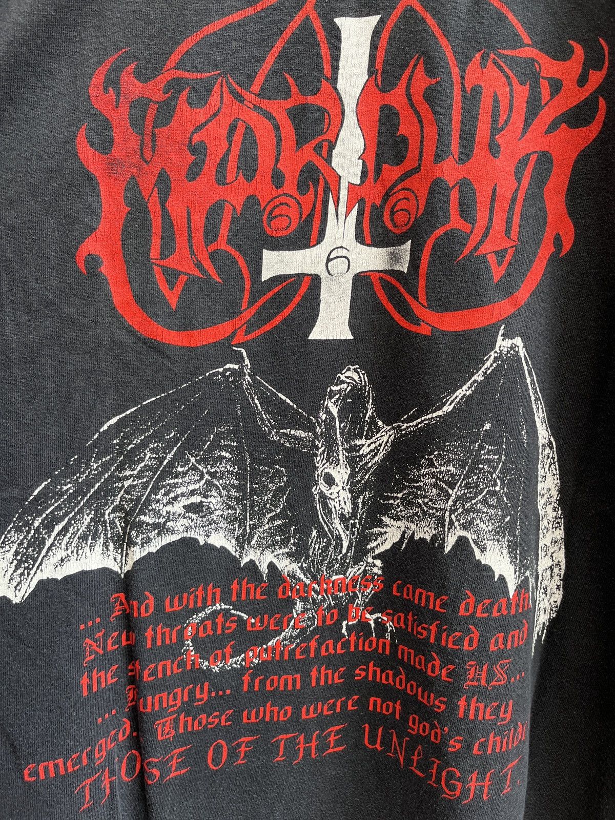 Band Tees Vintage Marduk 90s Long sleeve Size US XL / EU 56 / 4 - 7 Thumbnail