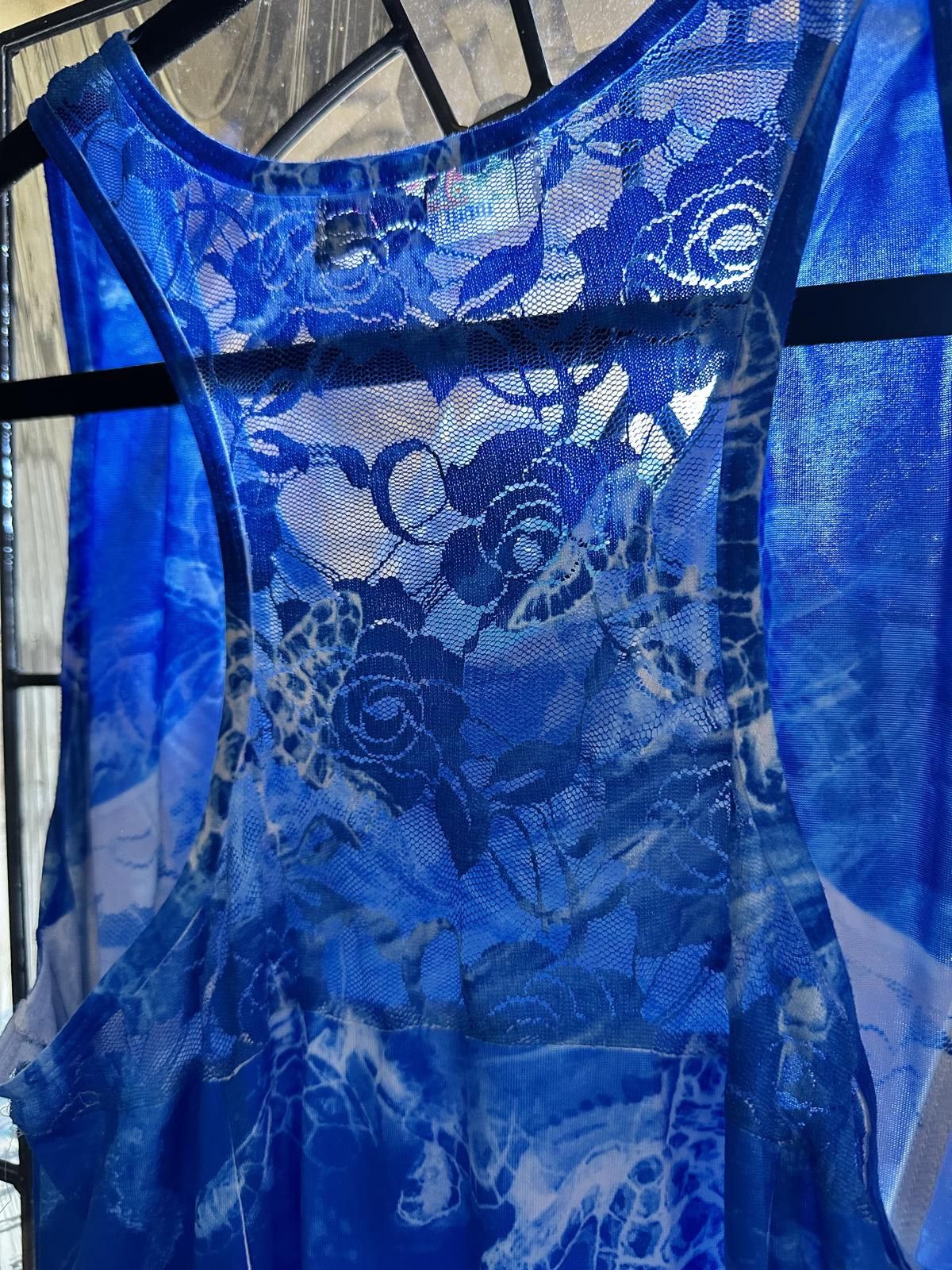 Designer India Boutique Blue Turtle Print Dress Size M / US 6-8 / IT 42-44 - 6 Thumbnail