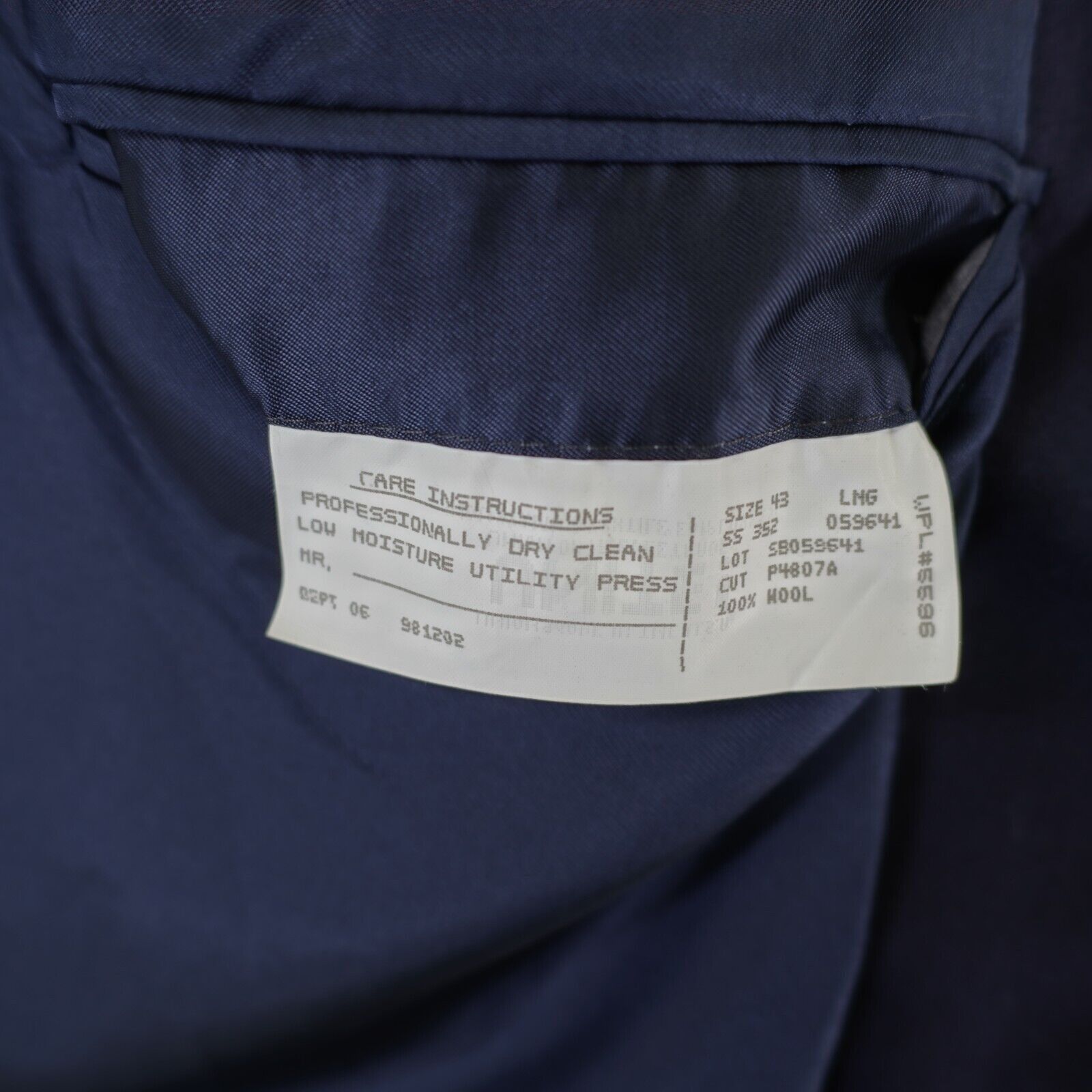Polo Ralph Lauren Polo Ralph Lauren Flannel Wool Blue 2 Gold Button Blazer 44L Size 44L - 10 Thumbnail