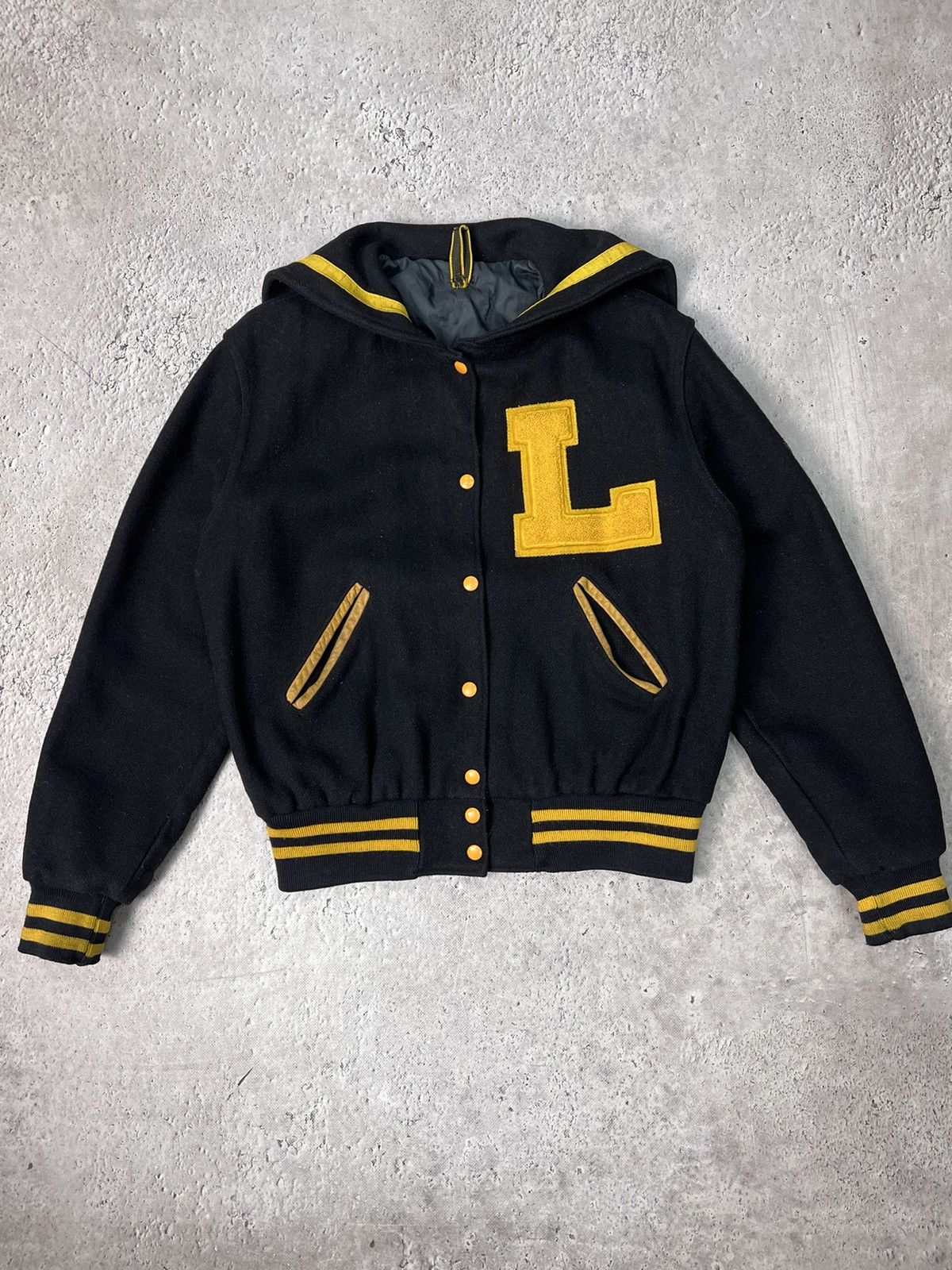 Delong Vintage Delong Wool Varsity jacket AMERICANA Size US M / EU 48-50 / 2 - 2 Thumbnail