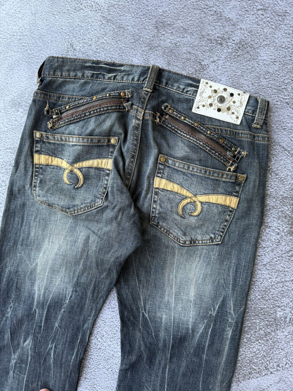 20471120 × Beauty Beast × Japanese Brand Villand stone real jeans special editon natural clothes Size US 35 - 5 Thumbnail