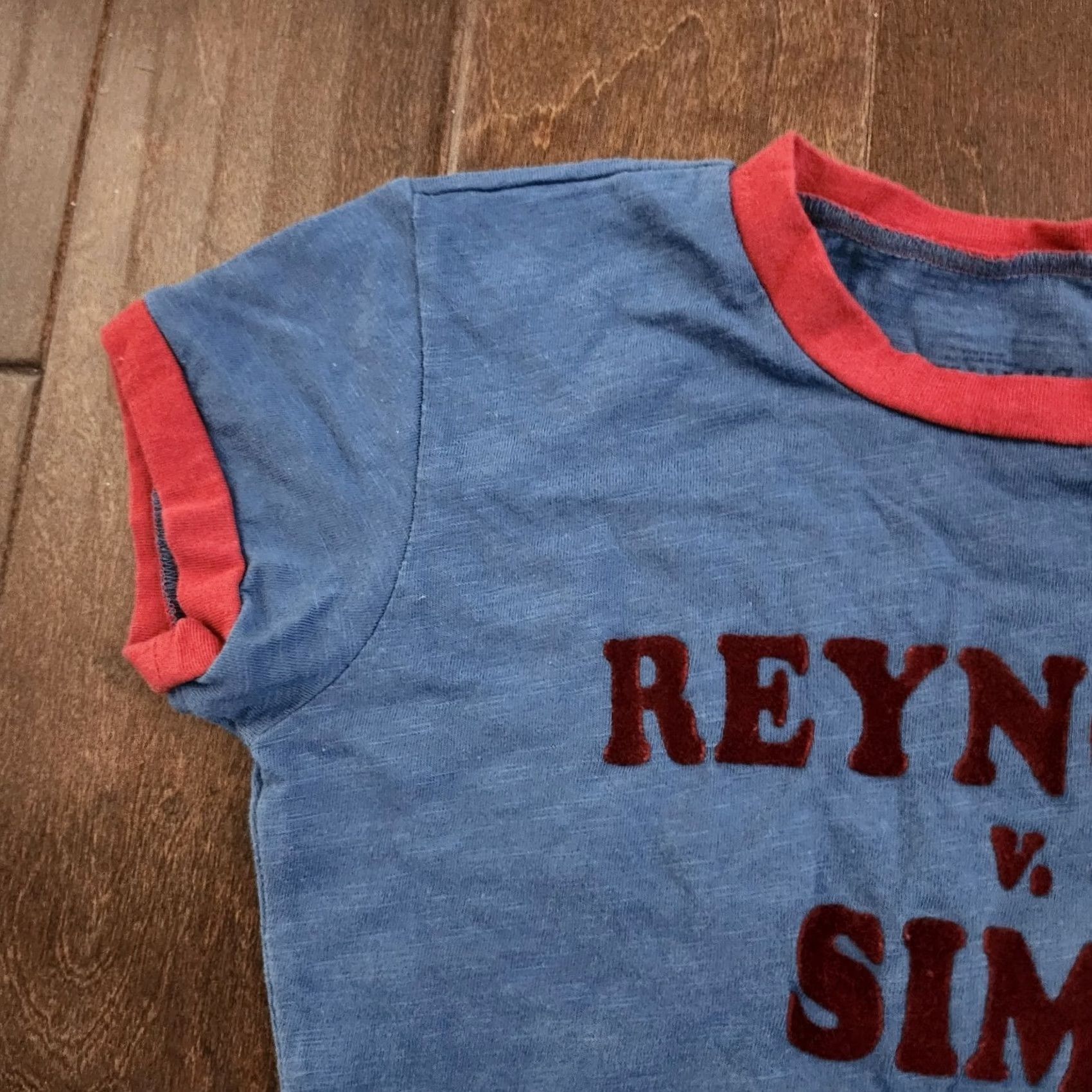 Vintage Ringer Shirt Wxs M Blue Red Size M / US 6-8 / IT 42-44 - 5 Thumbnail