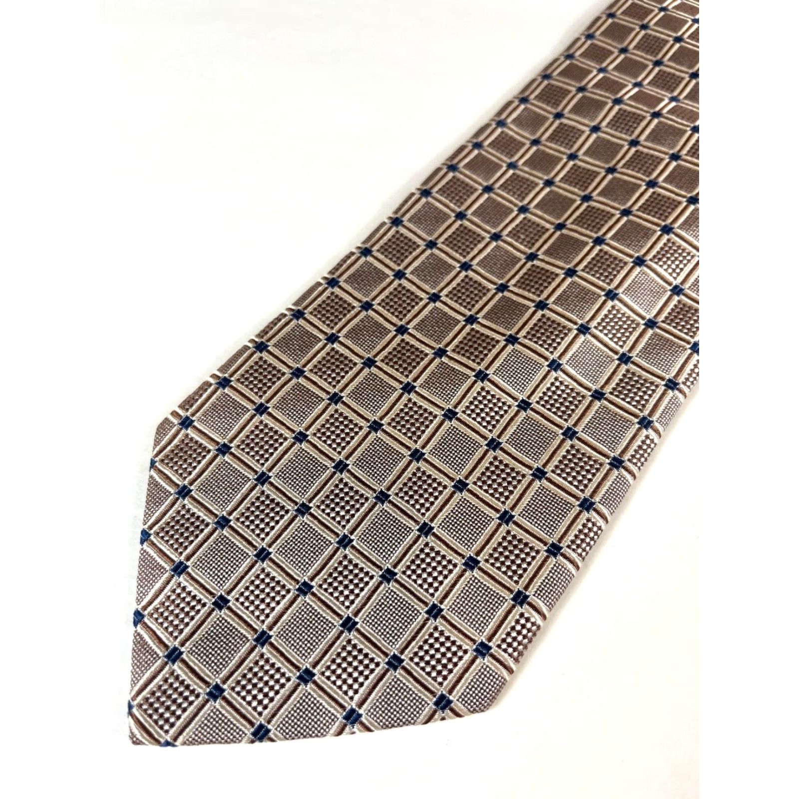 Ermenegildo Zegna Ermenegildo Zegna Tie Men's Silk Luxury Geometric Textured Multicolor Made in Italy Size ONE SIZE - 3 Thumbnail