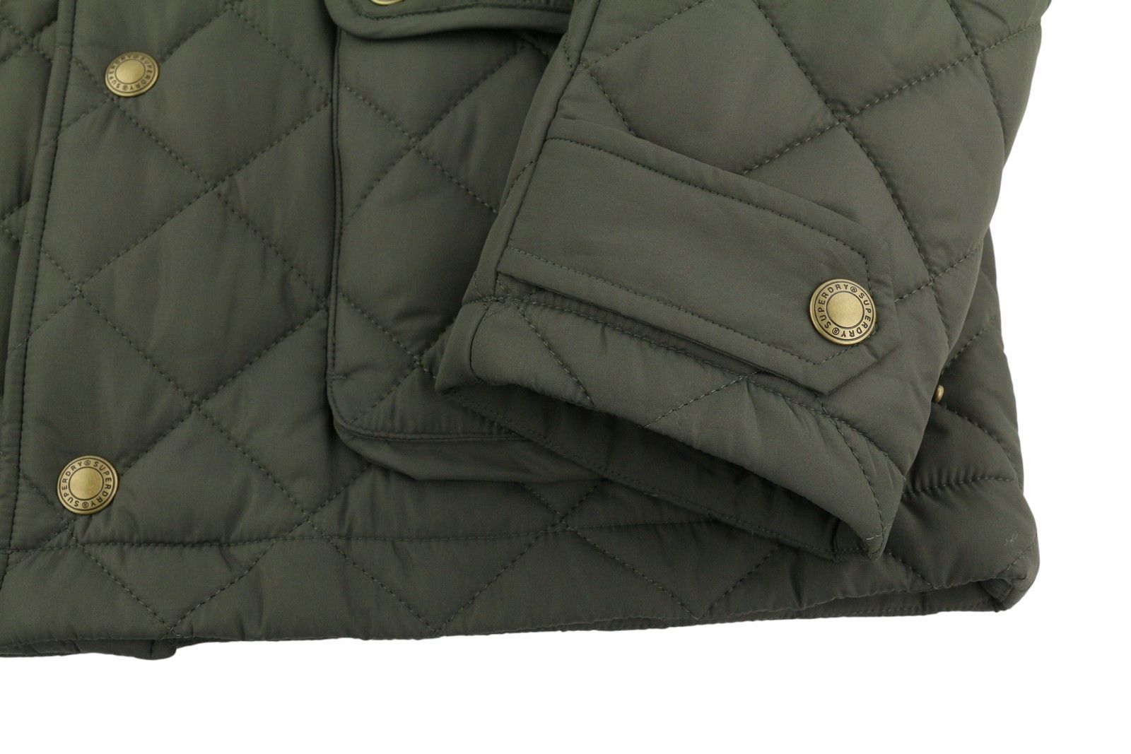 Superdry Estate Coach M Green Cord Collar Light 87140 Size US M / EU 48-50 / 2 - 6 Thumbnail