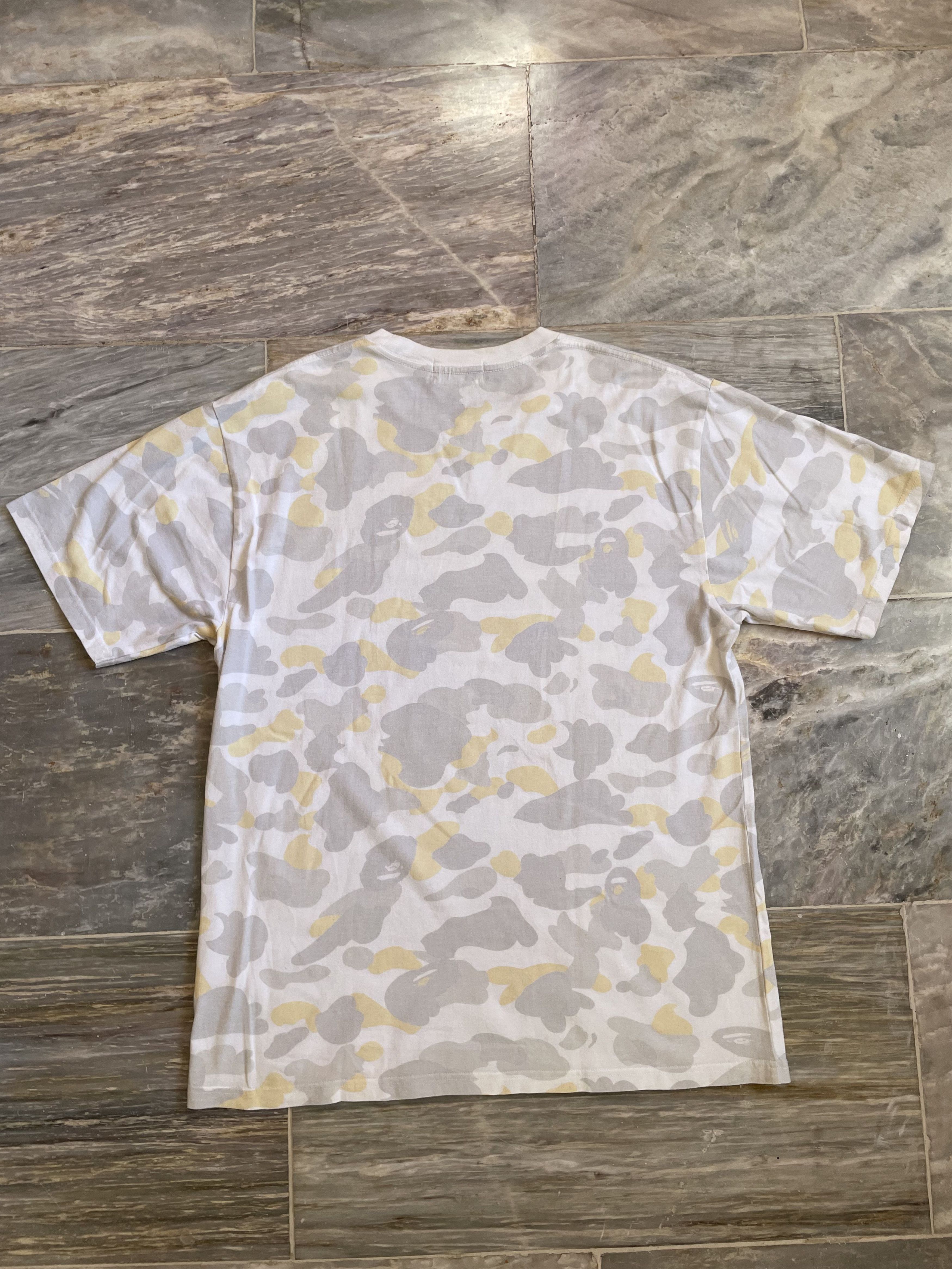 Bape Bape White Camo - GITD Shirt Size US XL / EU 56 / 4 - 7 Thumbnail