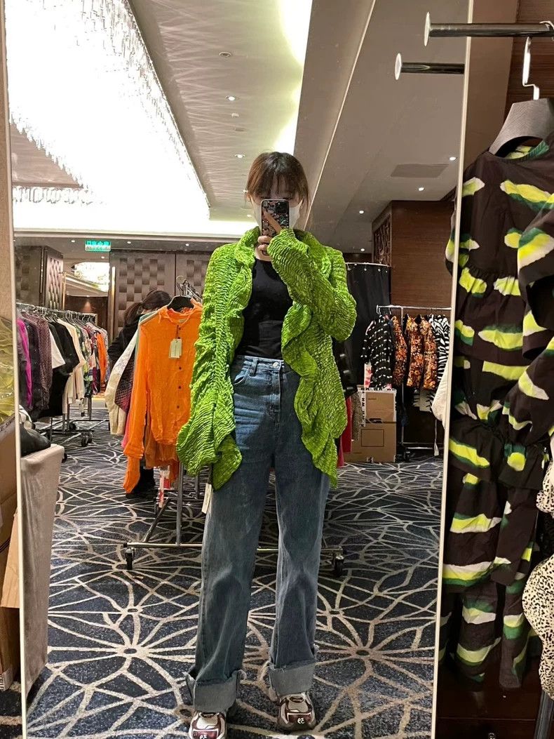 Dries Van Noten dries van noten Green jacket 2504-Nextarrow Size US S / EU 44-46 / 1 - 7 Thumbnail
