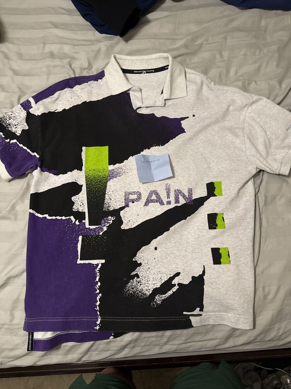 Alexander Wang ALEXANDER WANG PAIN OVERSIZED POLO Size US M / EU 48-50 / 2 - 1 Thumbnail