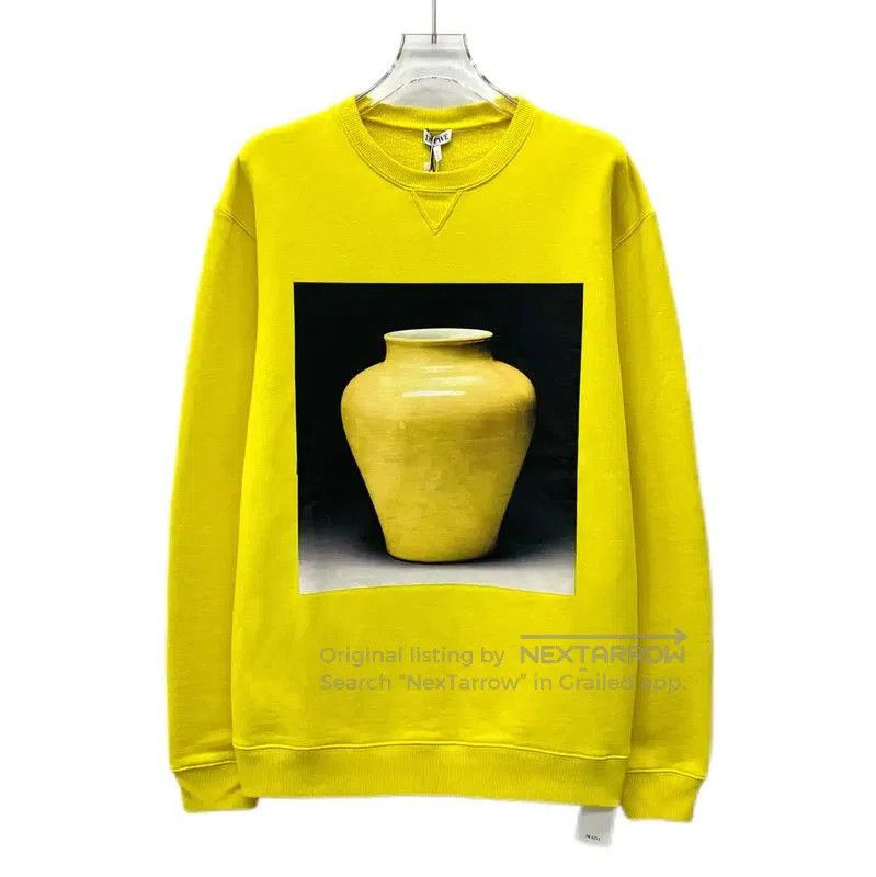 Loewe Loewe Yellow Cotton Sweatshirt for Women . Size S / US 4 / IT 40 - 1 Thumbnail