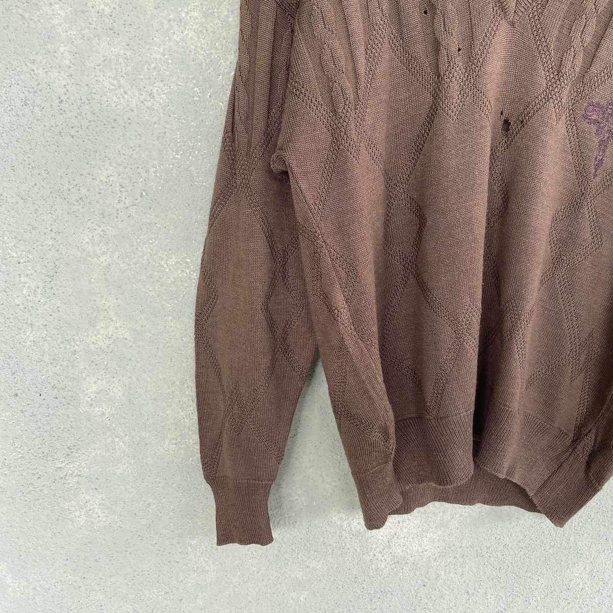 Aran Isles Knitwear Vintage Japanese Brand THRASHED Knitwear Sweater Jumper Size US M / EU 48-50 / 2 - 4 Thumbnail