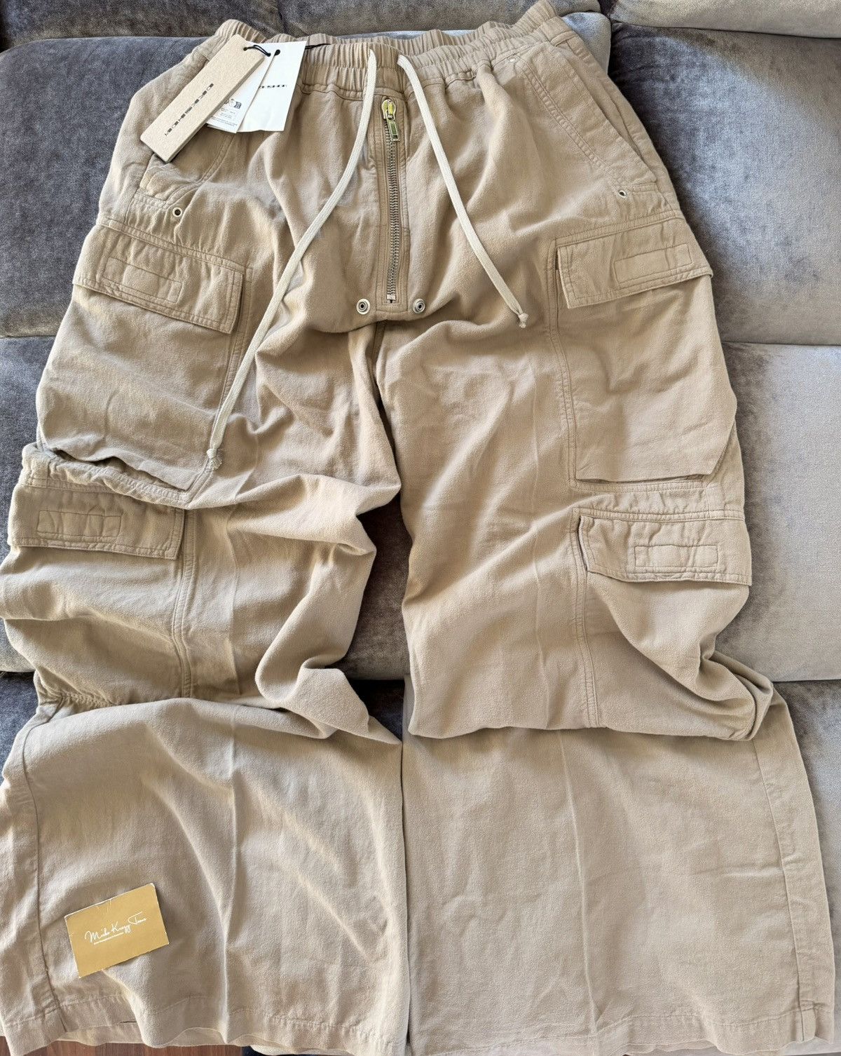 Rick Owens Drkshdw BNWT $885 Rick Owens Drkshdw Double Cargo Jumbo Belas Woven Size US 36 / EU 52 - 6 Thumbnail