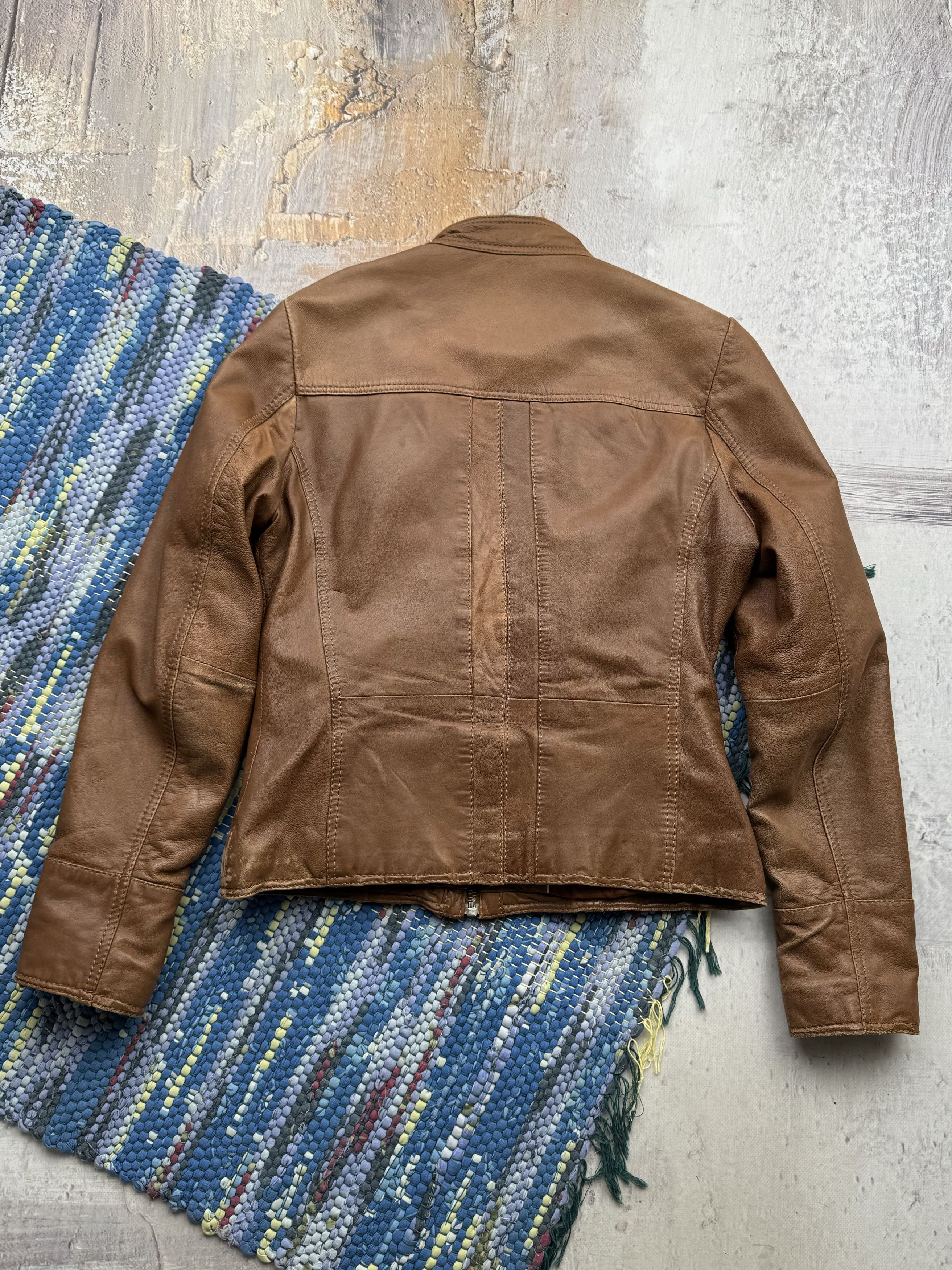 Vintage Vintage Leather Jacket A90D15(143) Size S / US 4 / IT 40 - 6 Thumbnail