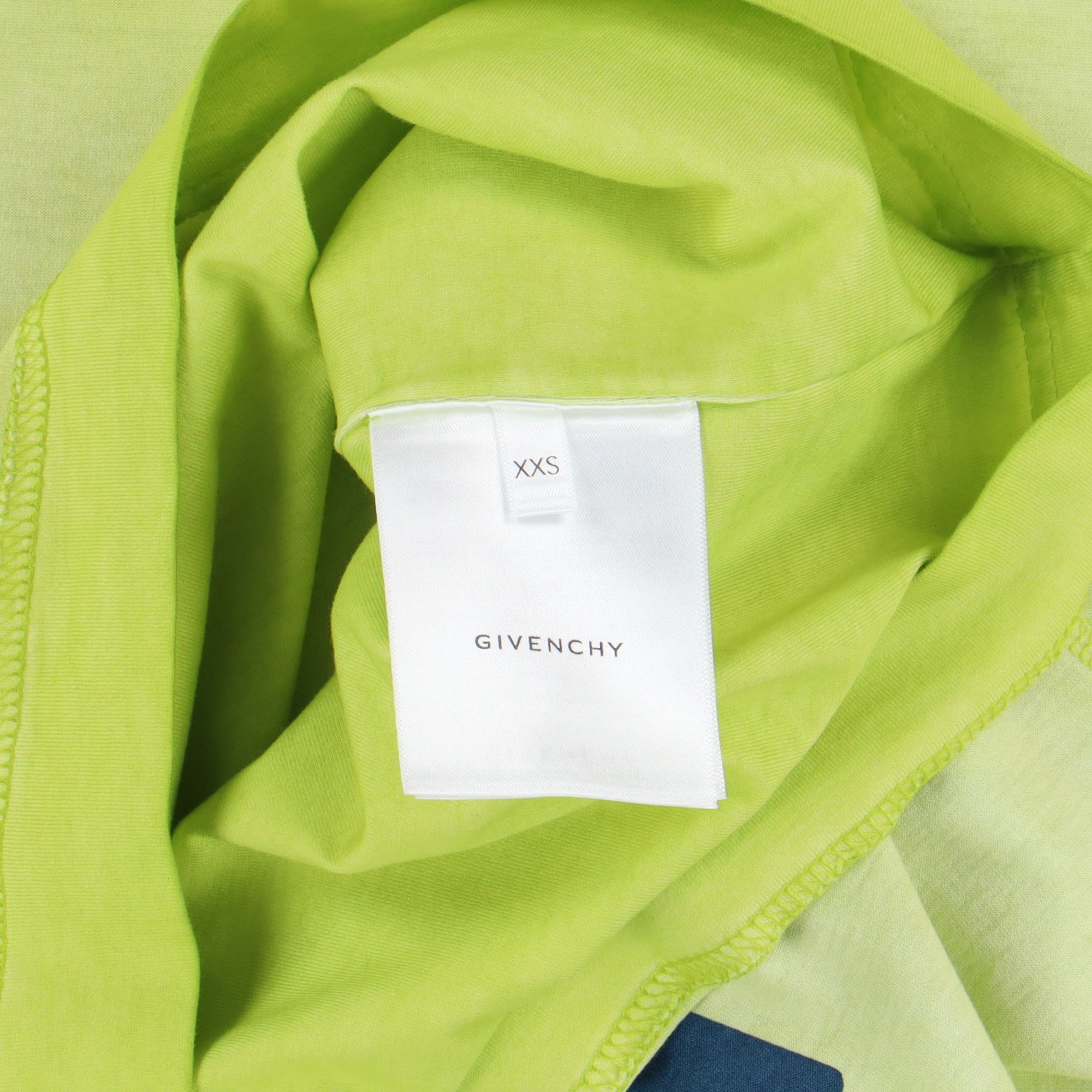 (B).Stroy × Givenchy Green Inside Out Global Peace Logo Oversized T-Shirt Size US XXS / EU 40 - 7 Thumbnail