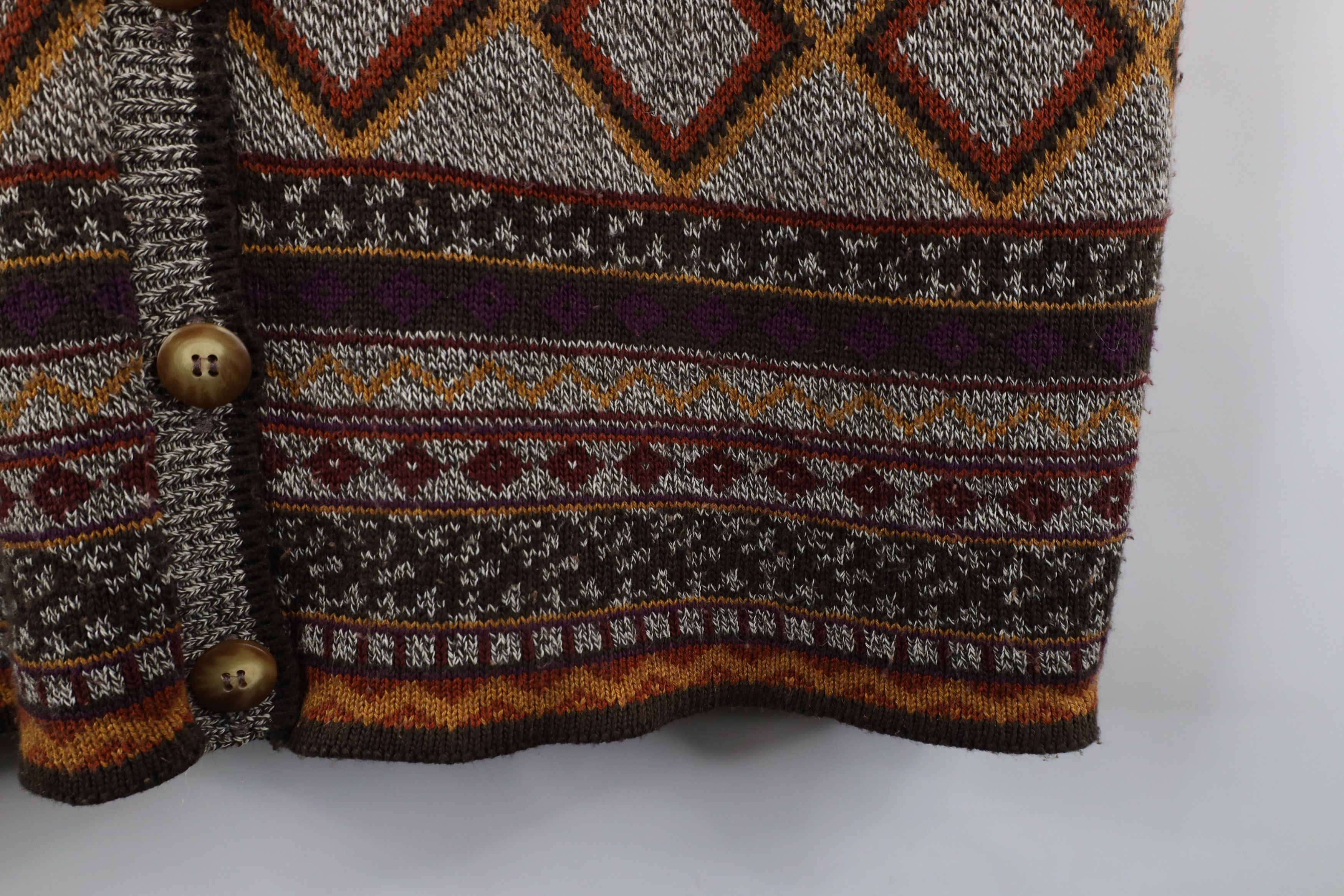 Vintage Vintage 60s 70s Mid Century Modern MCM Knit Sweater Vest USA Size XXL / US 16-18 / IT 52-54 - 4 Thumbnail