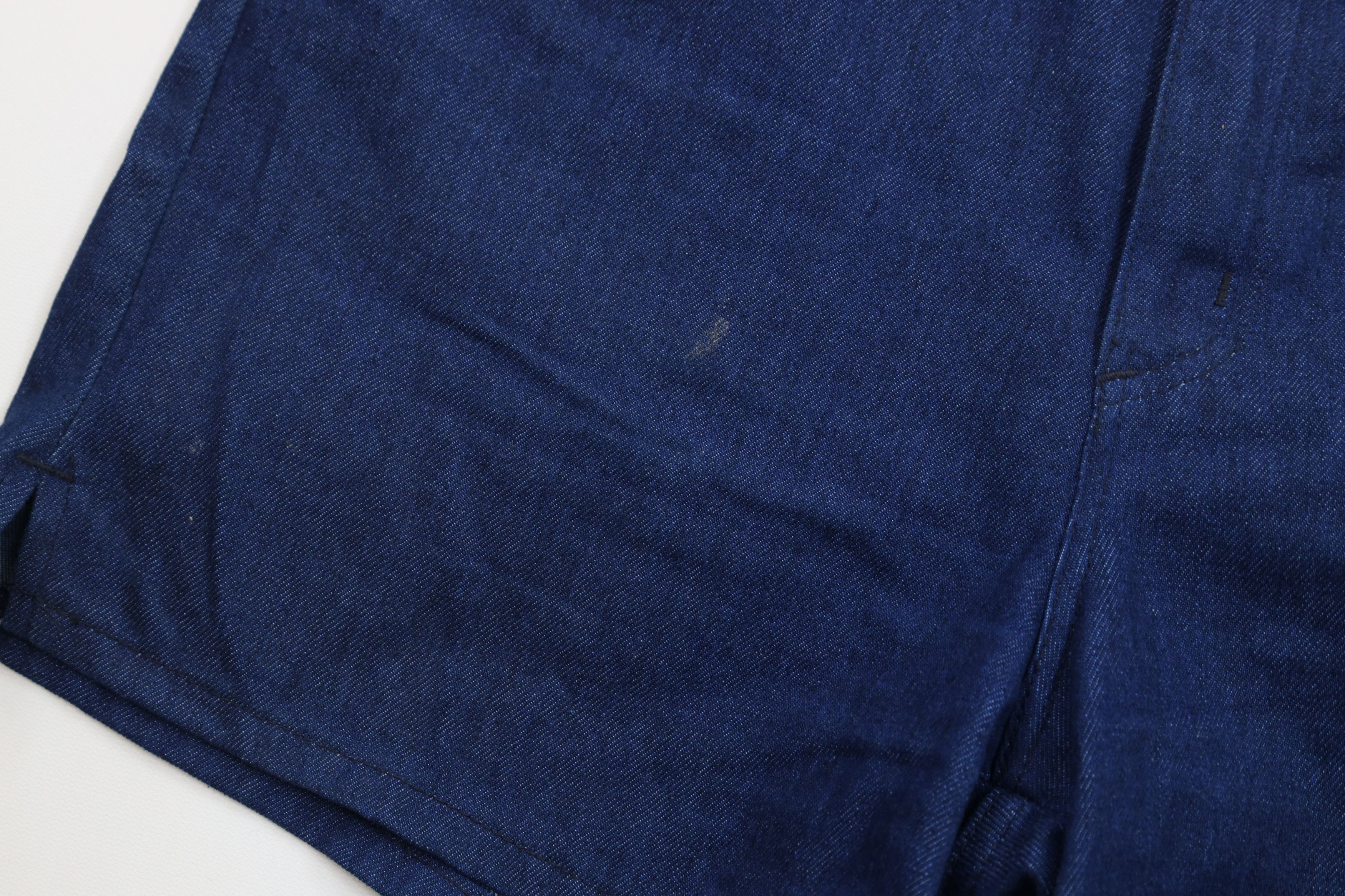 Vintage Vintage 70s Streetwear Above Knee Denim Shorts Blue USA Size US 36 / EU 52 - 6 Thumbnail