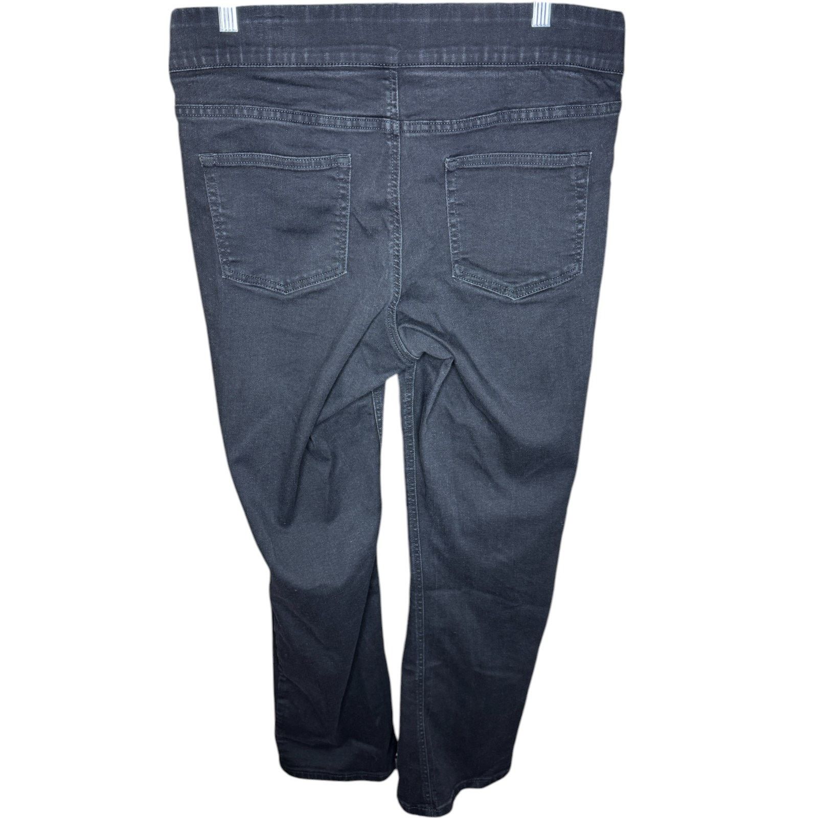 Denim & Co. Denim & Co. Signature Perfect Flex Pull-On Jeans Womens 14 Size 36" / US 14 / IT 50 - 4 Thumbnail