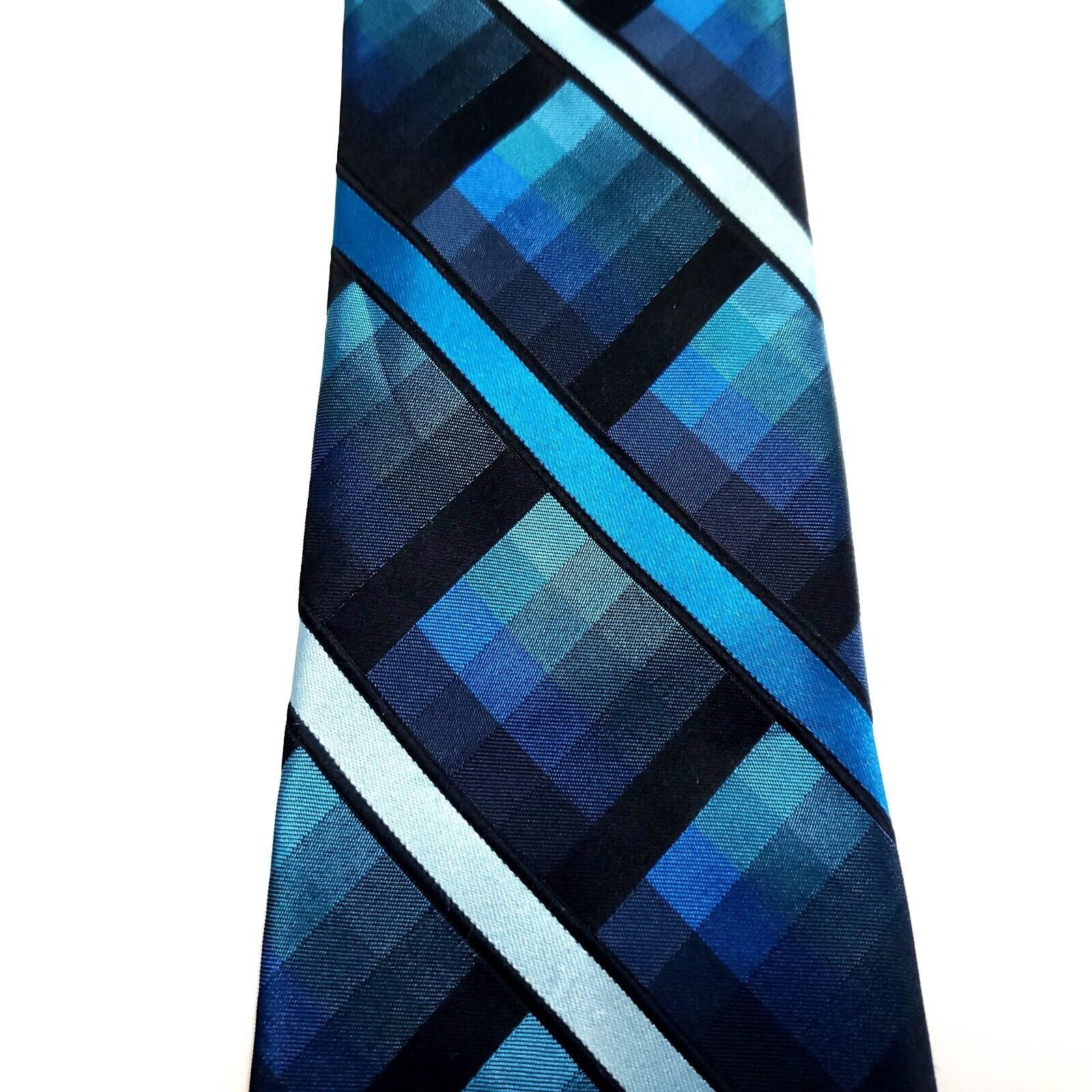 Arrow Arrow Blue Silk Tie Woven Striped Size ONE SIZE - 2 Thumbnail
