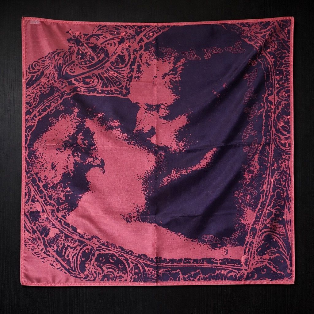 Vivienne Westwood Vivienne Westwood The Kiss Hercules Silk Scarf Size ONE SIZE - 2 Thumbnail