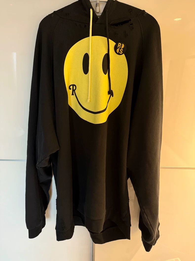 Raf Simons Raf Simons Raf Simons Oversized Hoodie with Smiley Face-25 Size US L / EU 52-54 / 3 - 1 Thumbnail