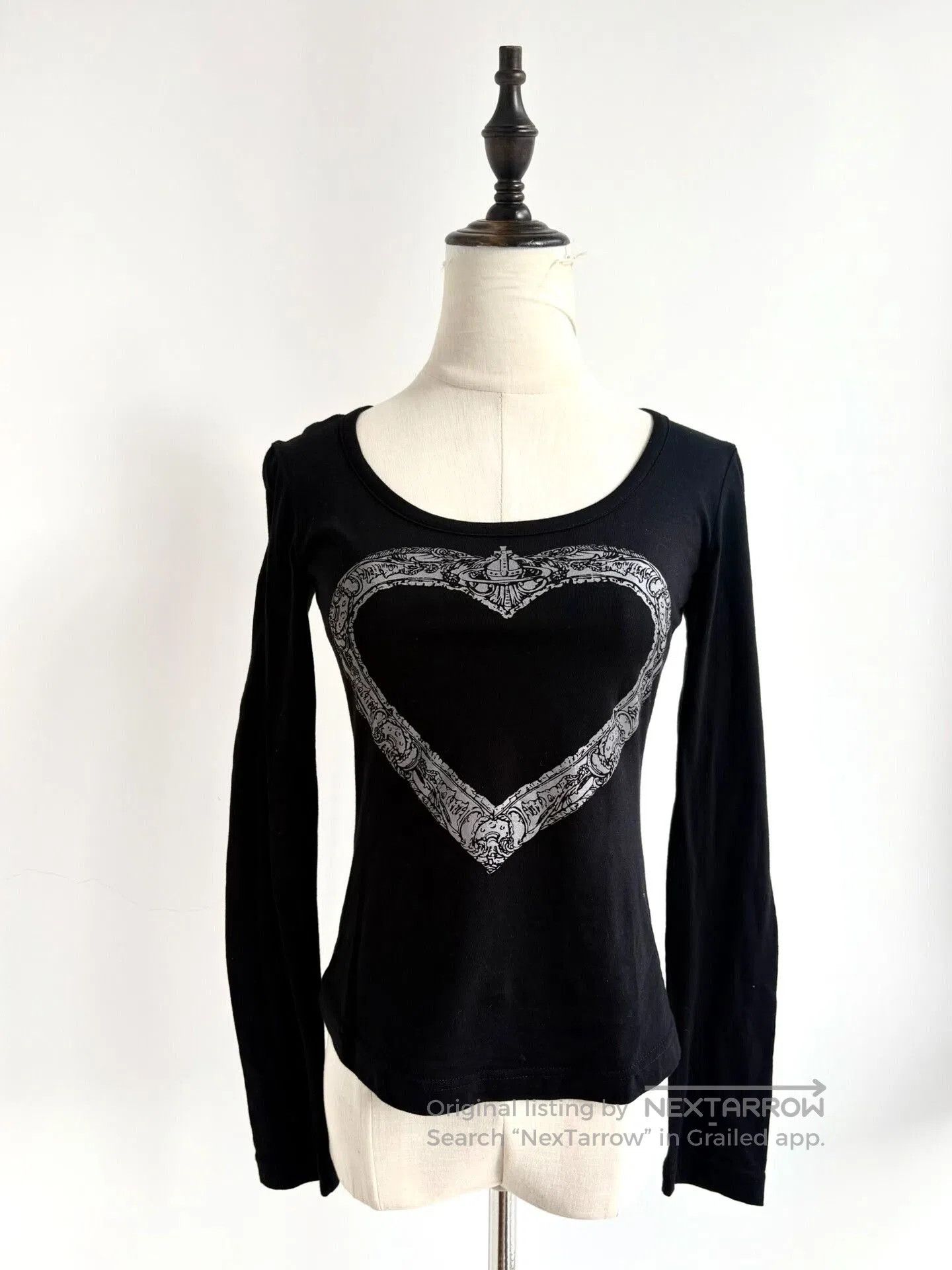 Vivienne Westwood vivienne westwood black heart graphic long sleeve tee. Size M / US 6-8 / IT 42-44 - 1 Thumbnail