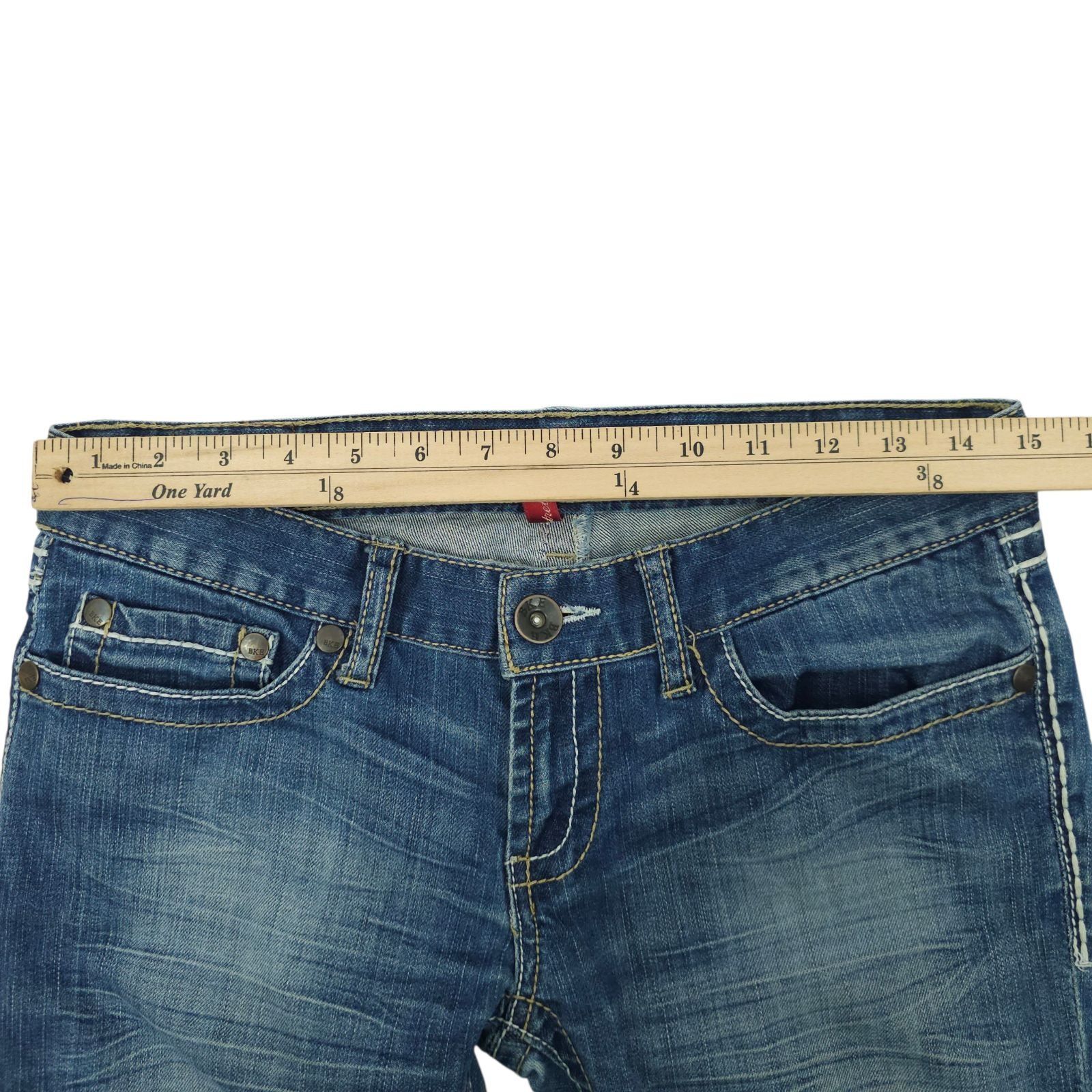 BKE BKE Stella Bootcut Jeans 28x33 READ Long Inseam Stretch Size 30" / US 8 / IT 44 - 3 Thumbnail