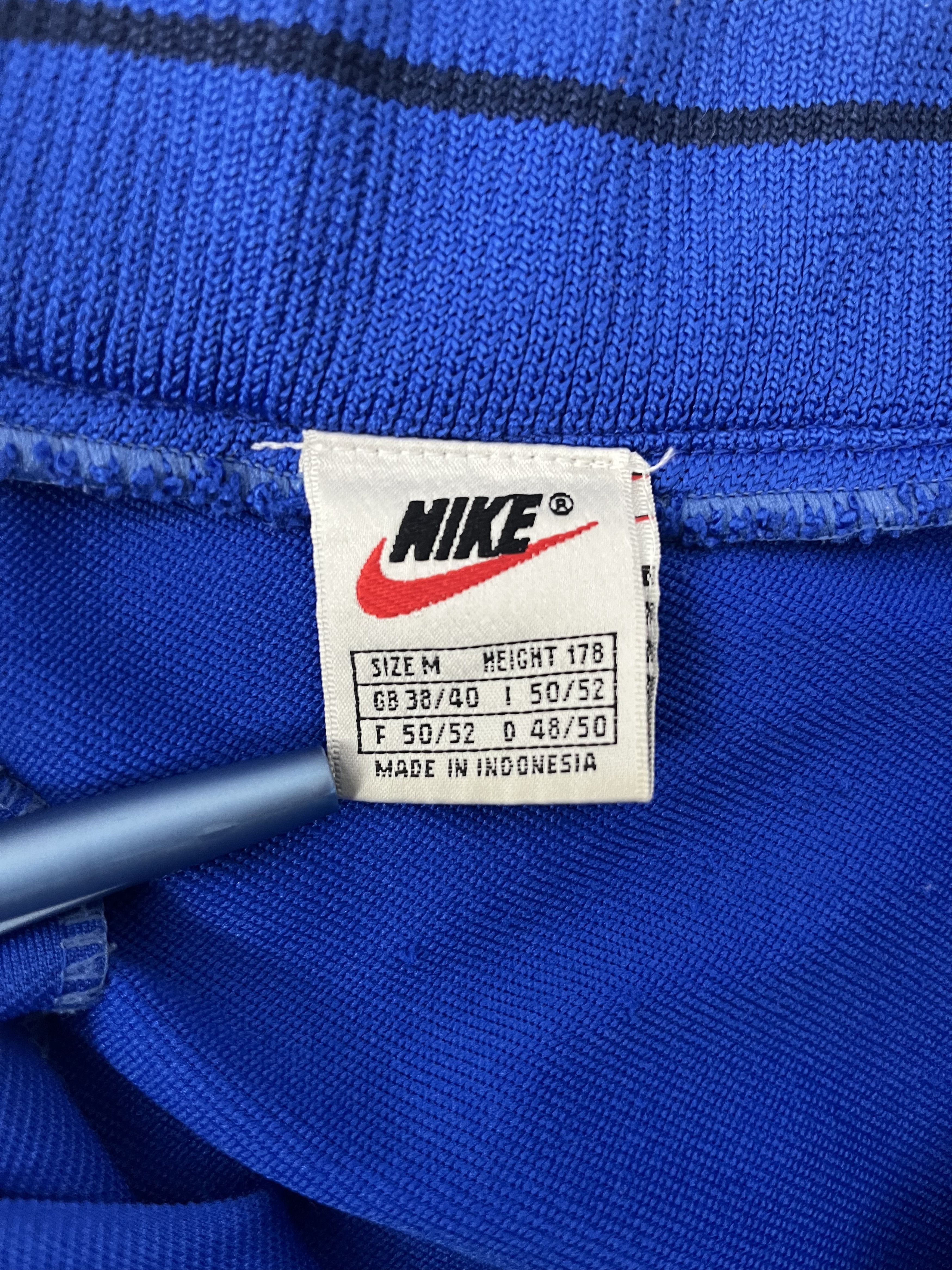 Nike Nike Full Zip Track Jacket Blue Big Swoosh Baggy 90's Size US M / EU 48-50 / 2 - 3 Thumbnail