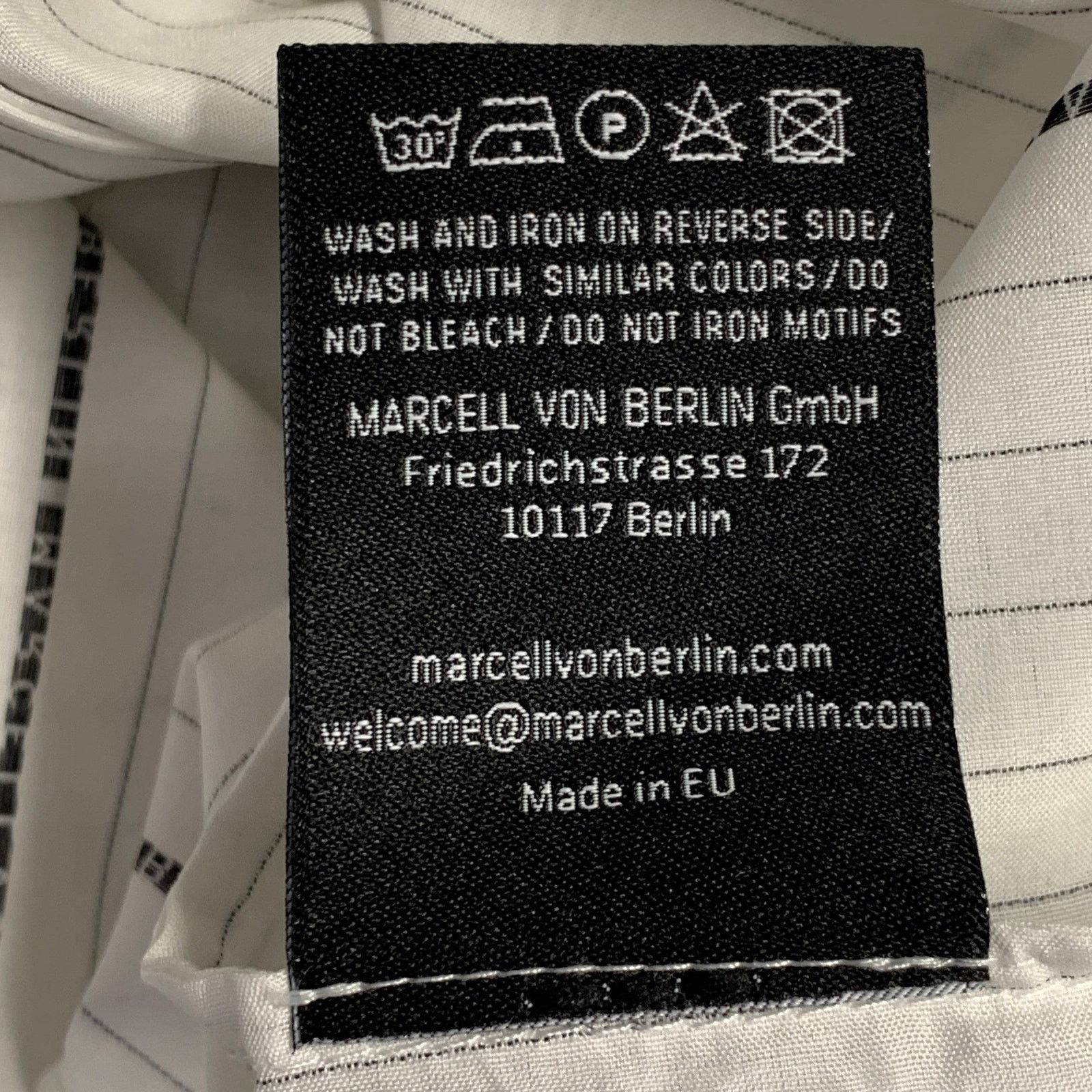 Other Size 36 White Black Logo Pinstripe Cotton Oversized Shirt Size US S / EU 44-46 / 1 - 8 Thumbnail