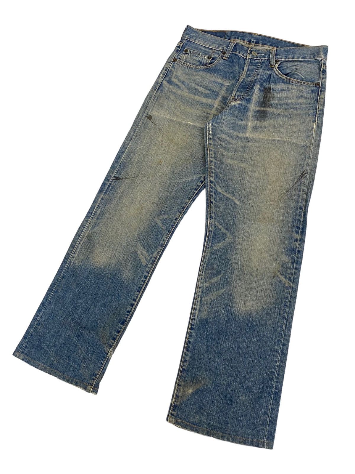 Levi's × Levi's Vintage Clothing Levis Vintage Clothing 501 XX 359 Button Fly Distress Denim Size US 29 - 4 Thumbnail