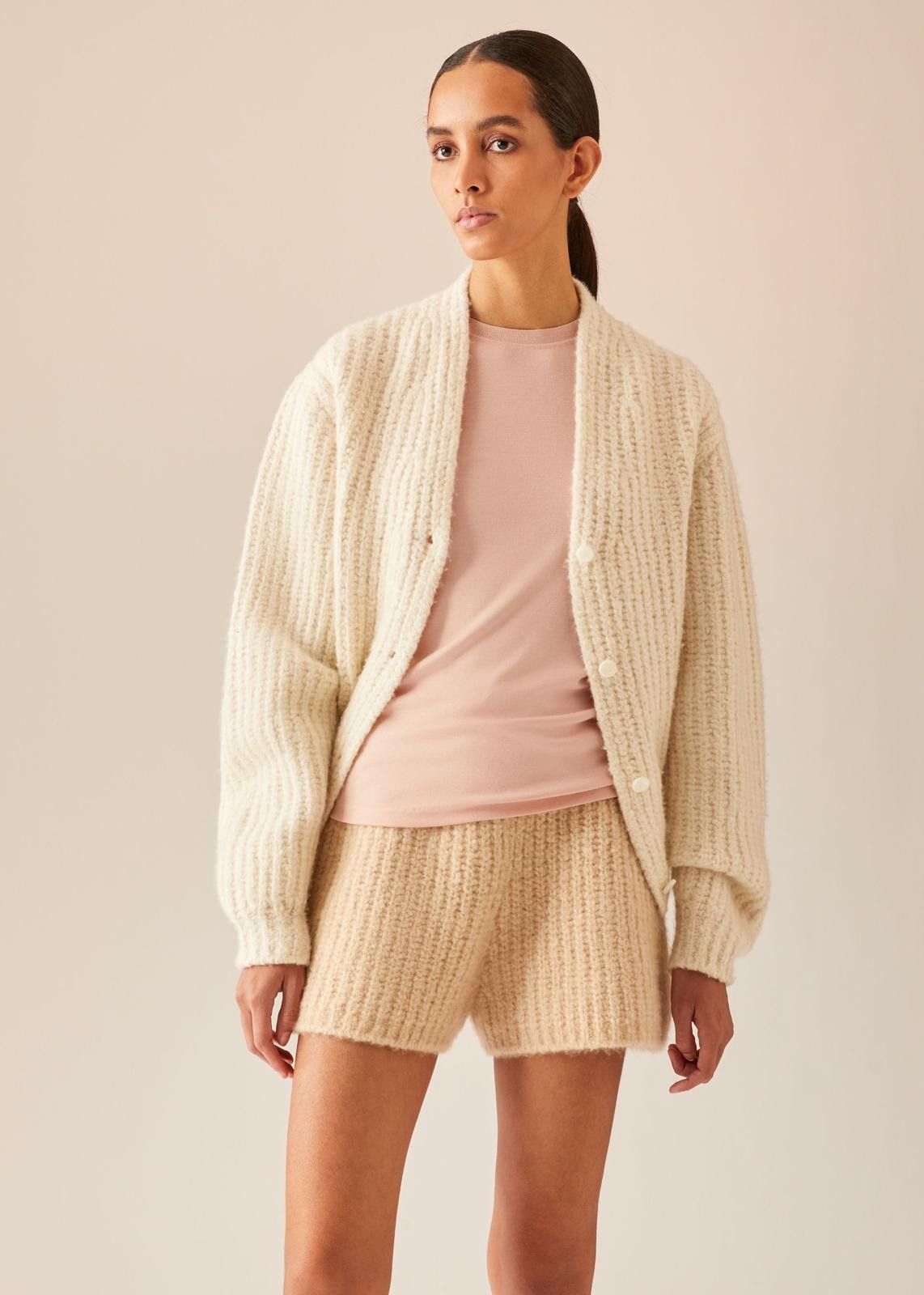 Loro Piana o1srvl11e1024 Cocooning Sedona Short Sleeve T-Shirt in Pink Size XL / US 12-14 / IT 48-50 - 5 Thumbnail