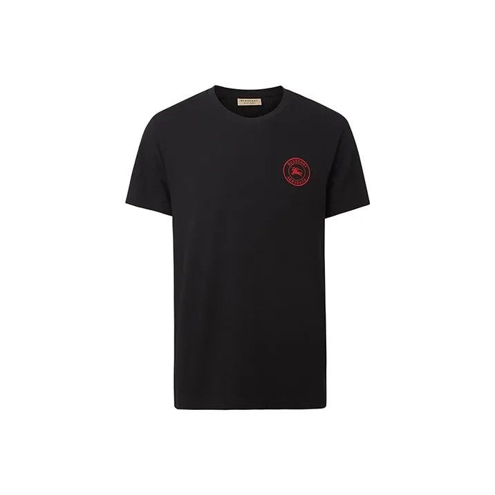 Burberry Black Logo T-Shirt for Men and Women