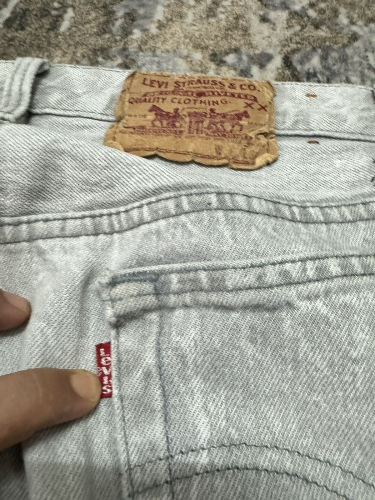 Levi's Vintage Levi’s 501 Distressed Blue Faded W36 Made In Usa Size US 36 / EU 52 - 8 Thumbnail