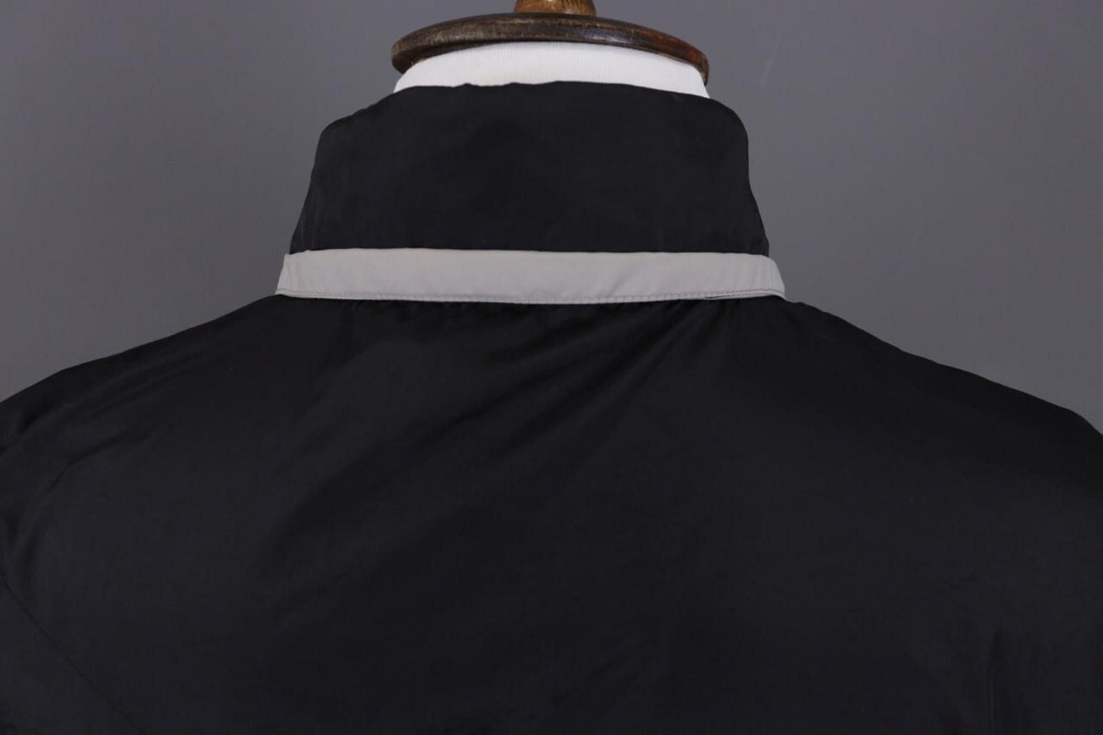 La Martina La Martina Argentina Black #3 Nylon Full Zip Bomber Jacket Size M / US 6-8 / IT 42-44 - 10 Thumbnail