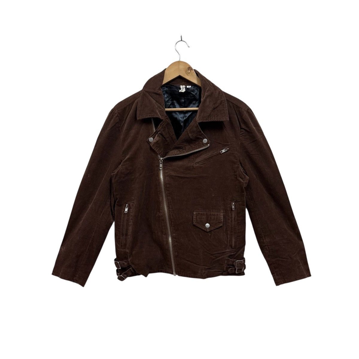 Japanese Brand Hikari Shoji Sm Sadhu Biker Jacket Vkei Style Corduroy Size US S / EU 44-46 / 1 - 1 Thumbnail