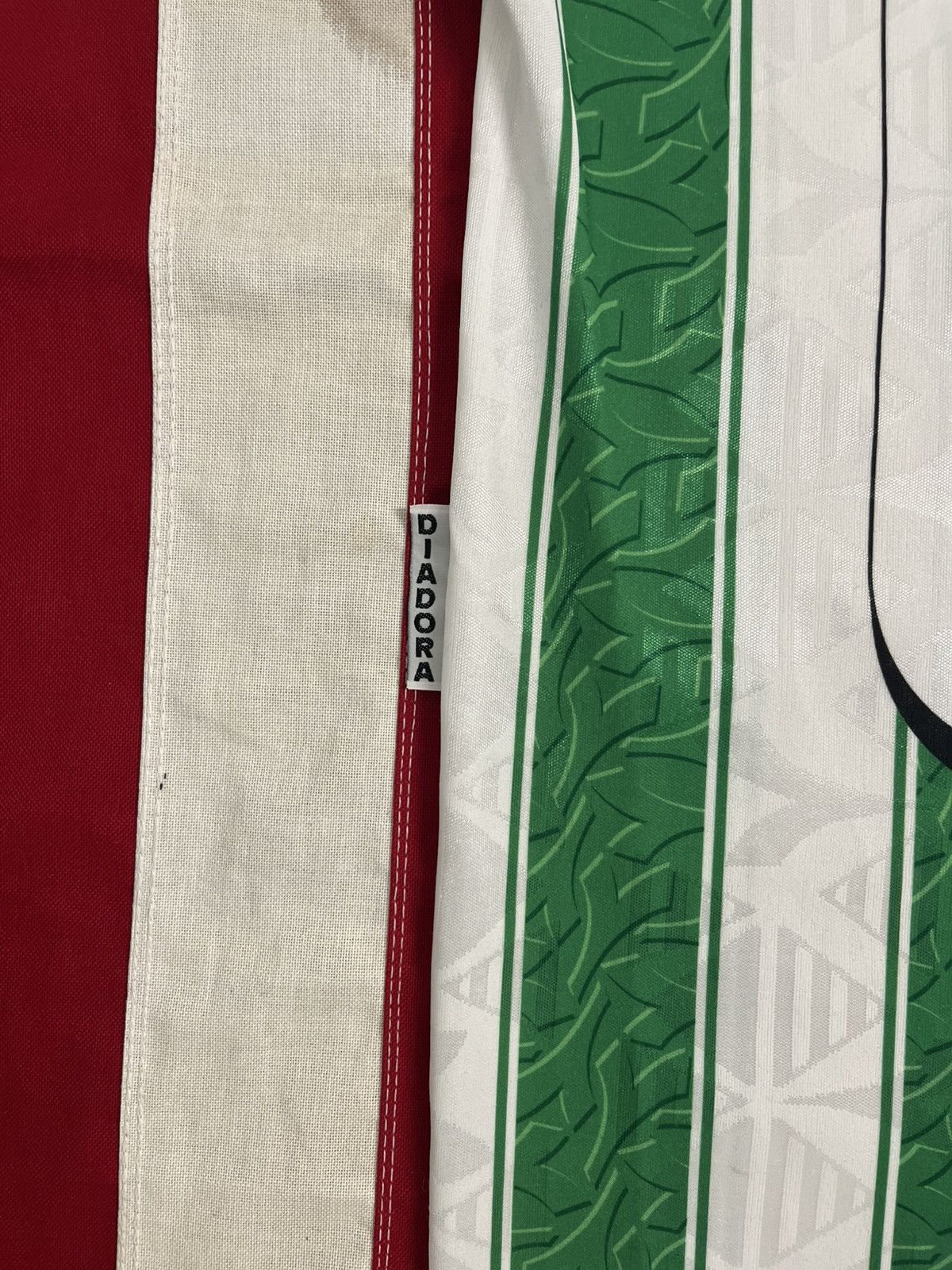 Diadora VTG 90s Diadora Rapid Wien Home Football Jersey Green White Size US XL / EU 56 / 4 - 9 Thumbnail