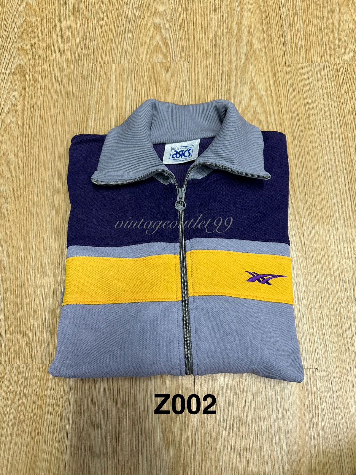 Asics × Onitsuka Tiger × Vintage Vintage Asics Onitsuka Zipper Tracktop Z02 Size US M / EU 48-50 / 2 - 14 Thumbnail