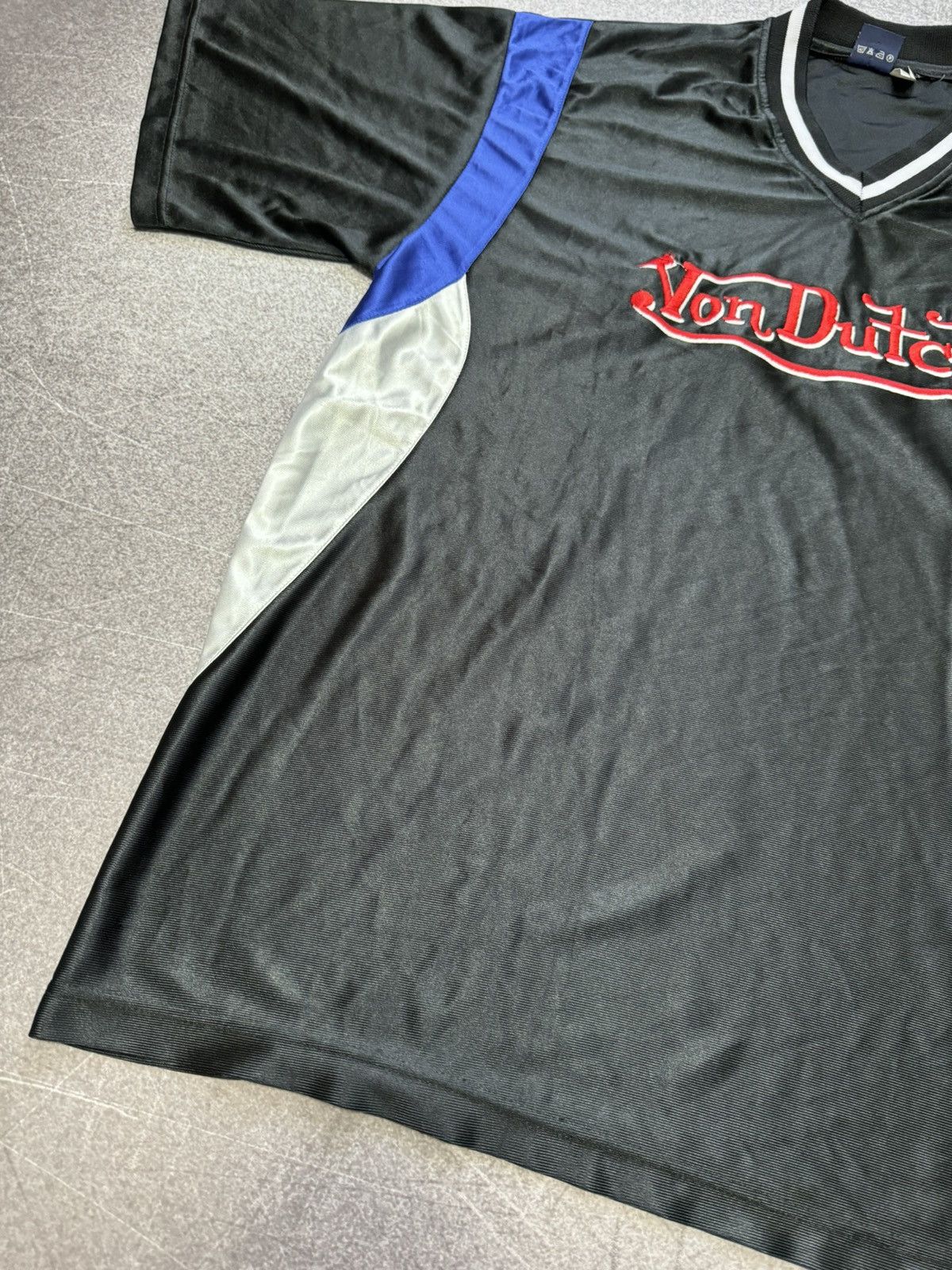 Vintage × Von Dutch Vintage 90s Von Dutch Rare Jersey T-Shirt Size US L / EU 52-54 / 3 - 4 Thumbnail