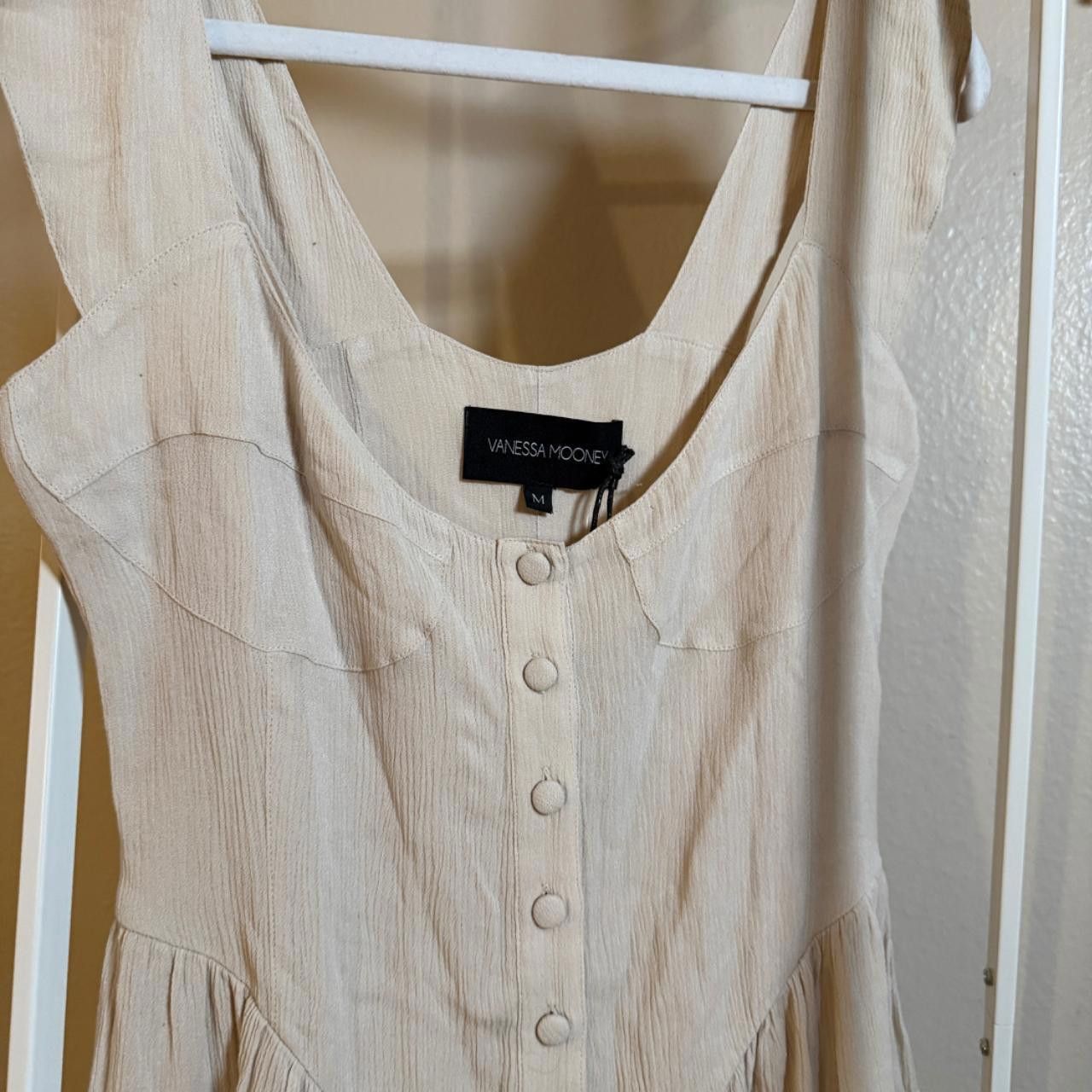 Designer cream romper dress Size 32" / US 10 / IT 46 - 3 Thumbnail