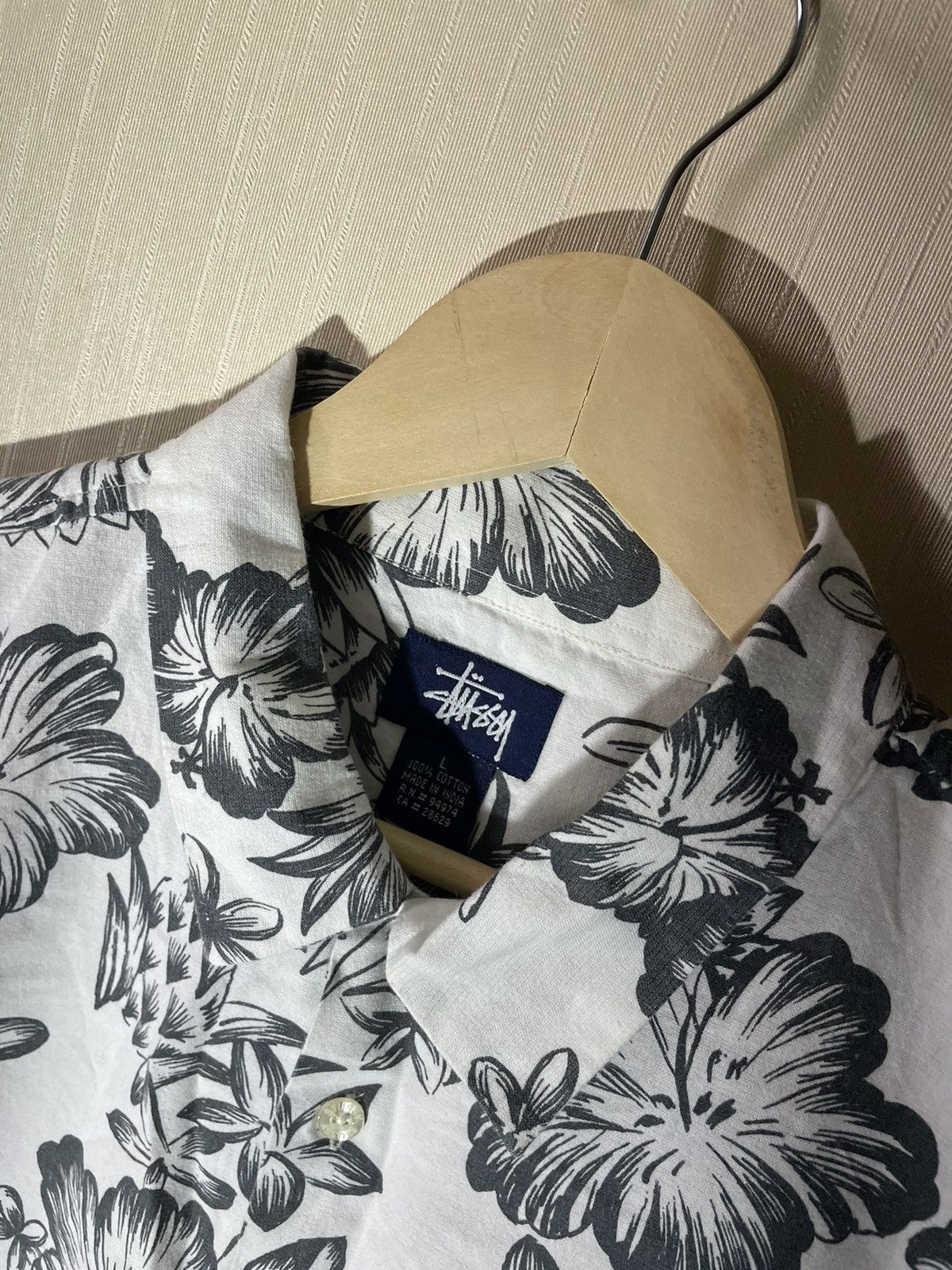 Stussy × Vintage Stussy vintage shirt 90s Size US L / EU 52-54 / 3 - 5 Thumbnail