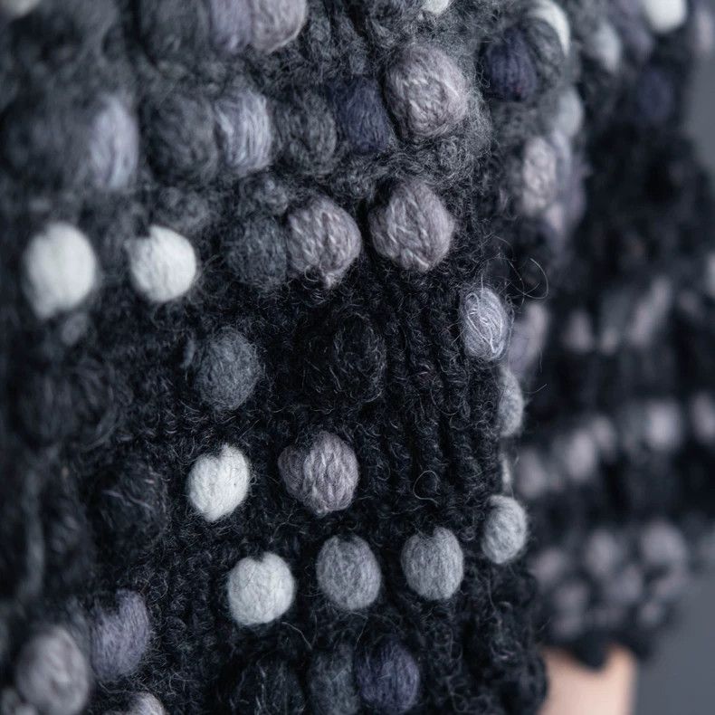 Kenzo KENZO Vintage knitted cloak jacket with beautiful puffer d Size S / US 4 / IT 40 - 7 Thumbnail