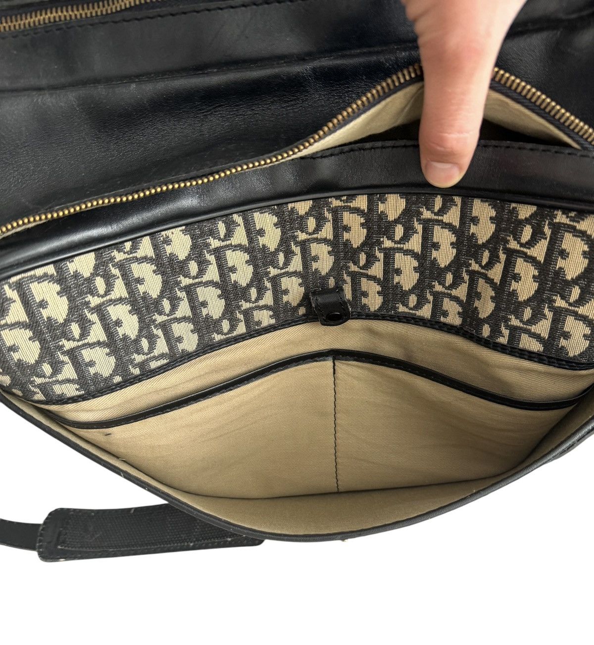 Dior Vintage Dior Oblique Monogram Travel Bag Size ONE SIZE - 12 Thumbnail