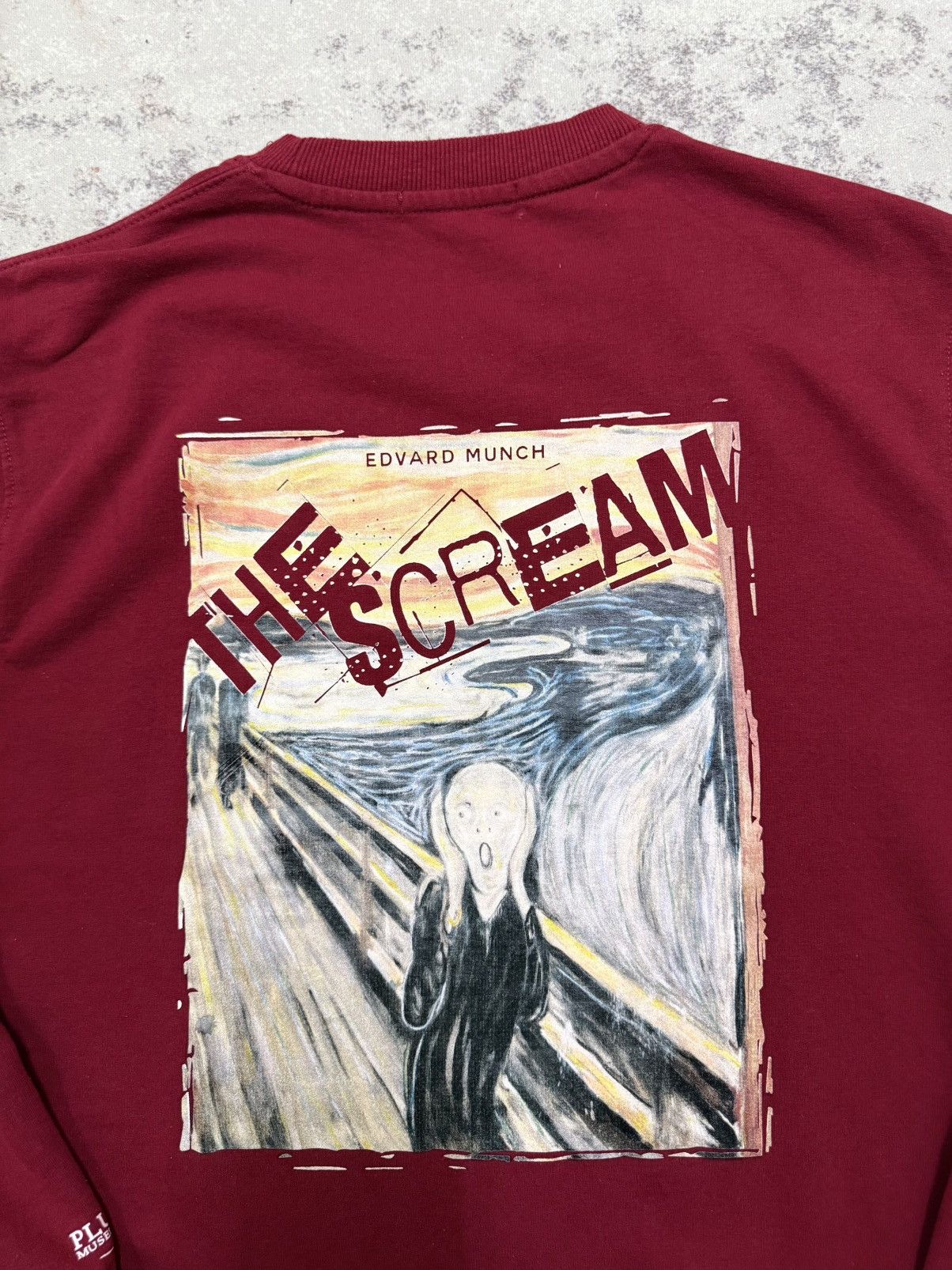 Vintage The Scream Edvard Munch Plumeria Museum Collection Art Sweat Size US S / EU 44-46 / 1 - 10 Thumbnail