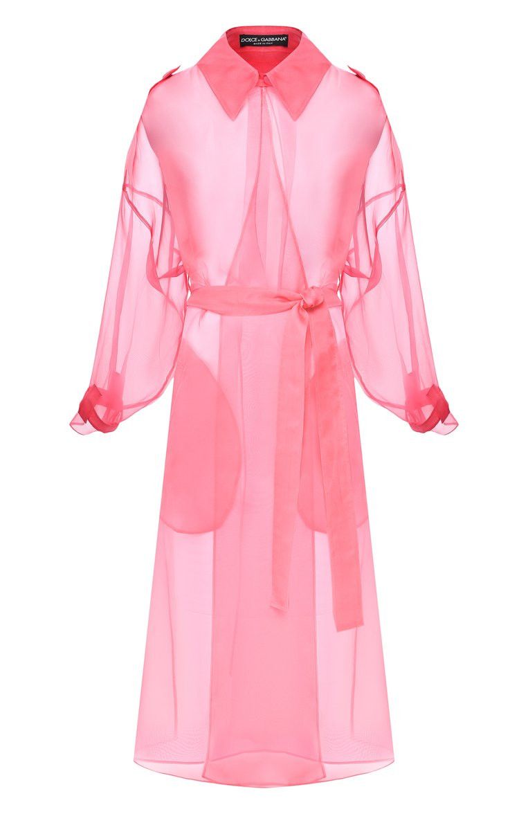 Dolce & Gabbana o1y0825 Trench Coat in Coral Size XS / US 0-2 / IT 36-38 - 1 Thumbnail